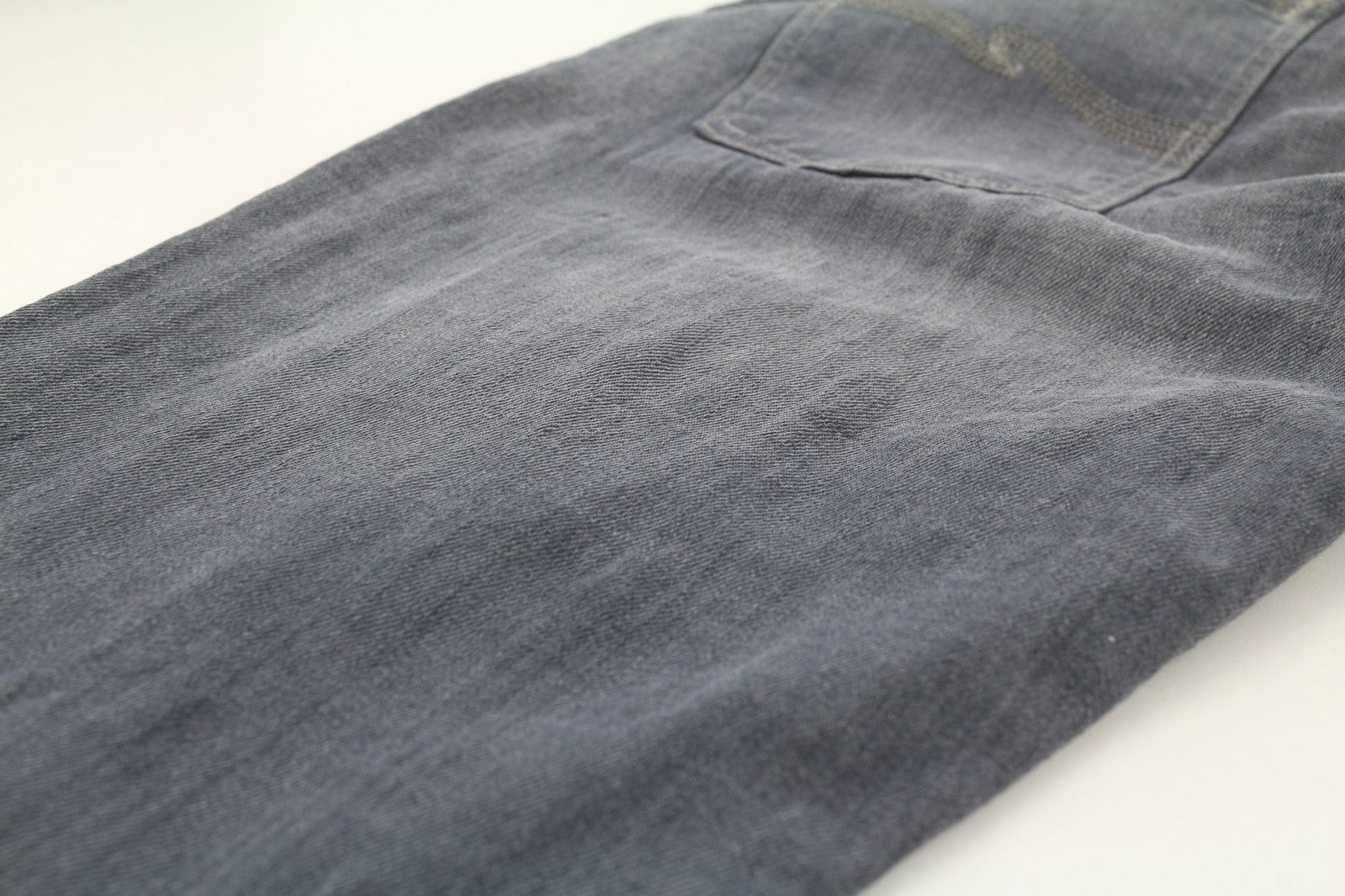 NUDIE JEANS Tight Long John Men Jeans W34/L34 Organic Charcoal Washed Slim Denim