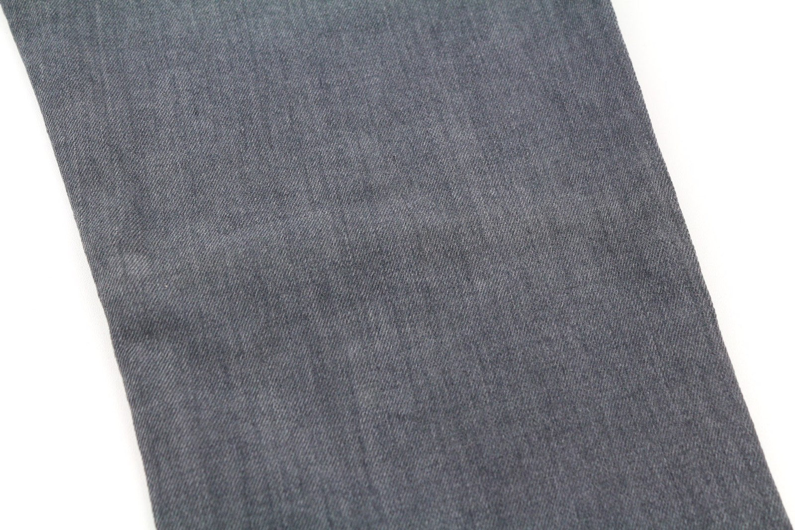 NUDIE JEANS Tight Long John Men Jeans W32/L34 Organic Charcoal Slim Logo Zipper