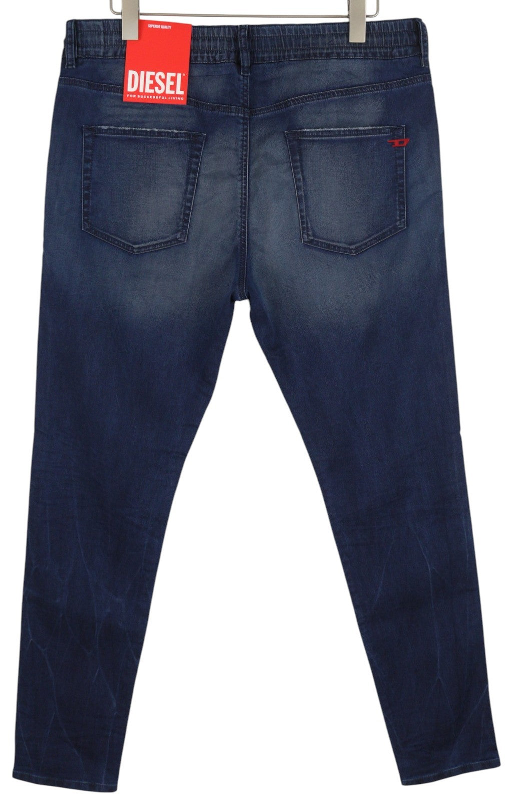 DIESEL D-Strukt Jogg 068DV Men Jeans W38/L32 Elastic Waist Stretch Blue RRP€295