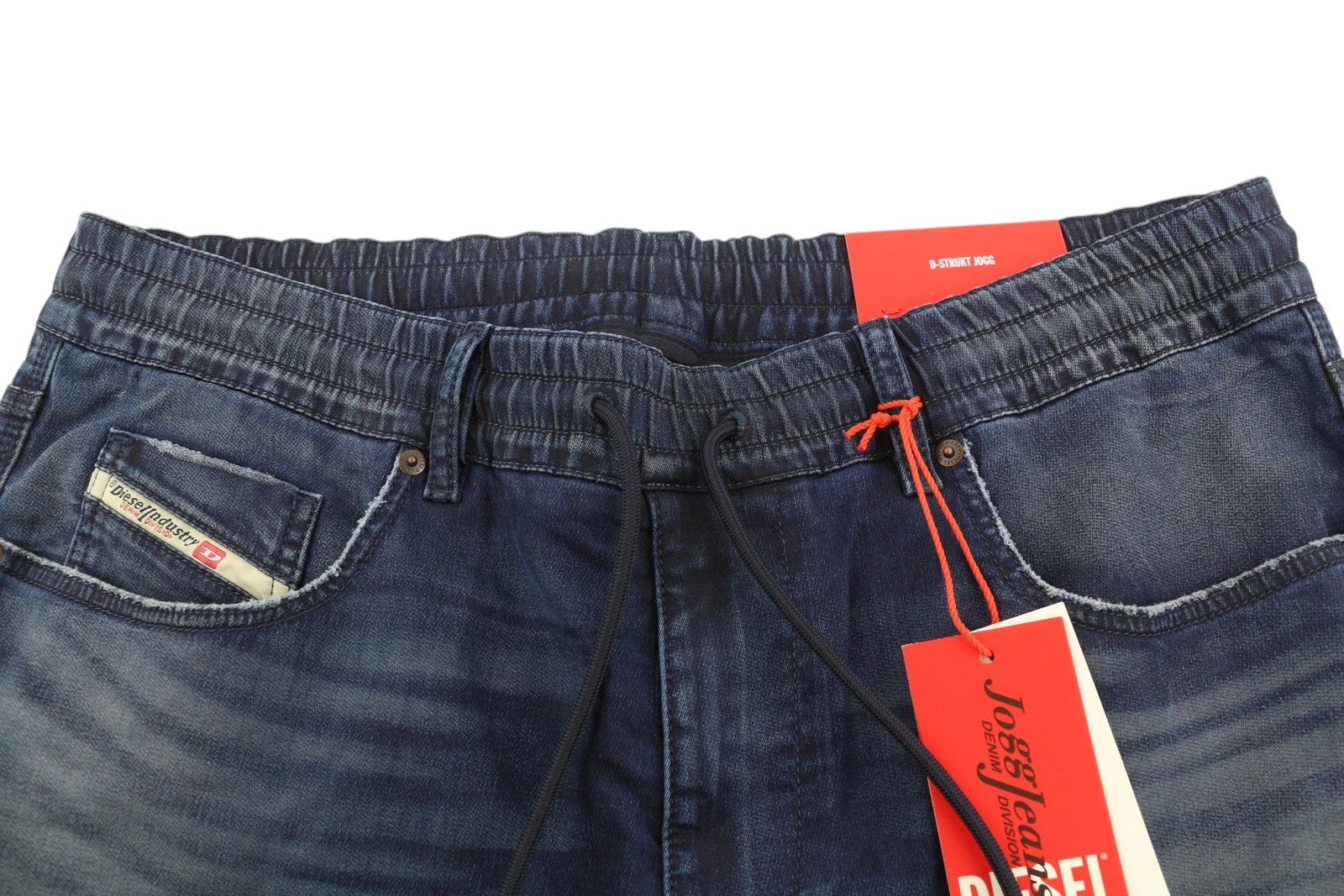 DIESEL D-Strukt Jogg 068DV Men Jeans W38/L32 Elastic Waist Stretch Blue RRP€295