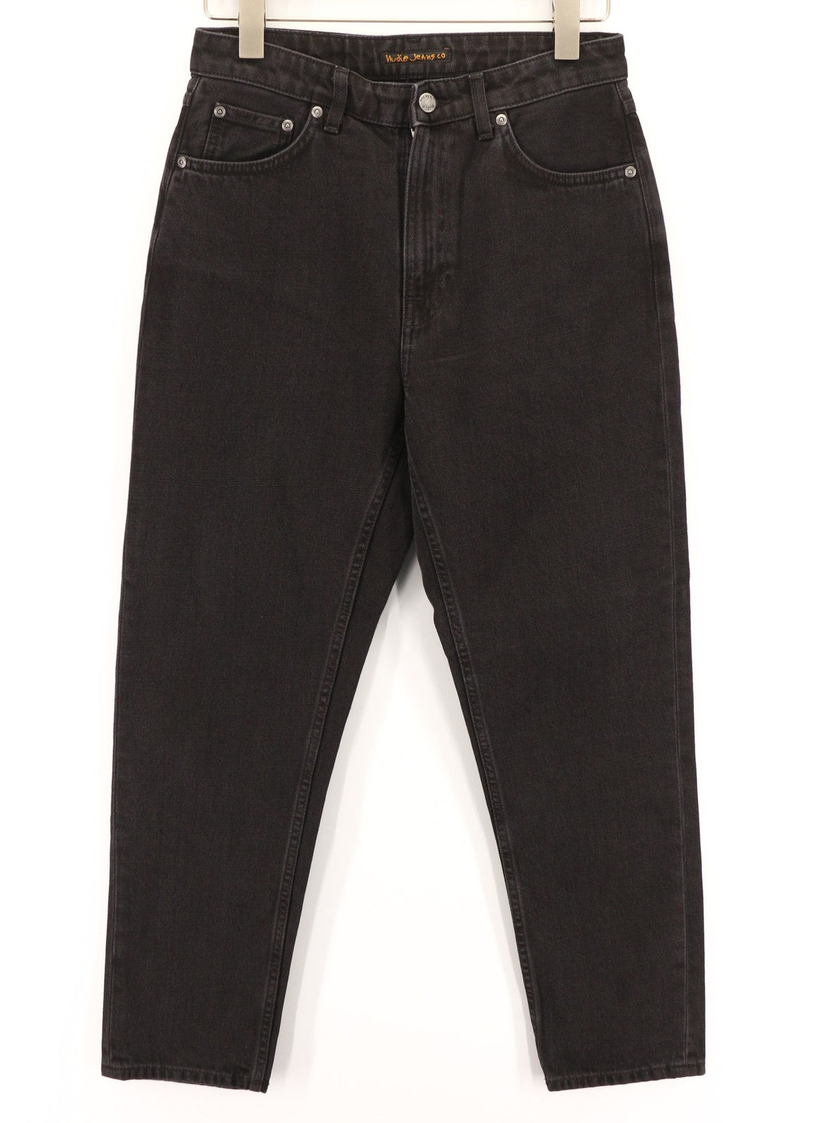 NUDIE JEANS Breezy Britt Womens Jeans W29/L28 Black Worn Zipper  Cotton Denim