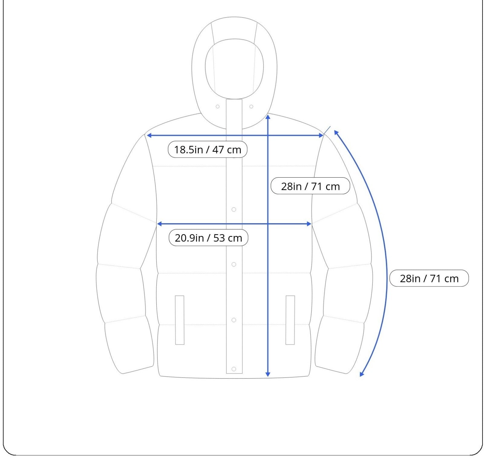 DESIGUAL Arthur Men's Grey Navy Jacket S Hooded Cotton Blend Warm Outerwear