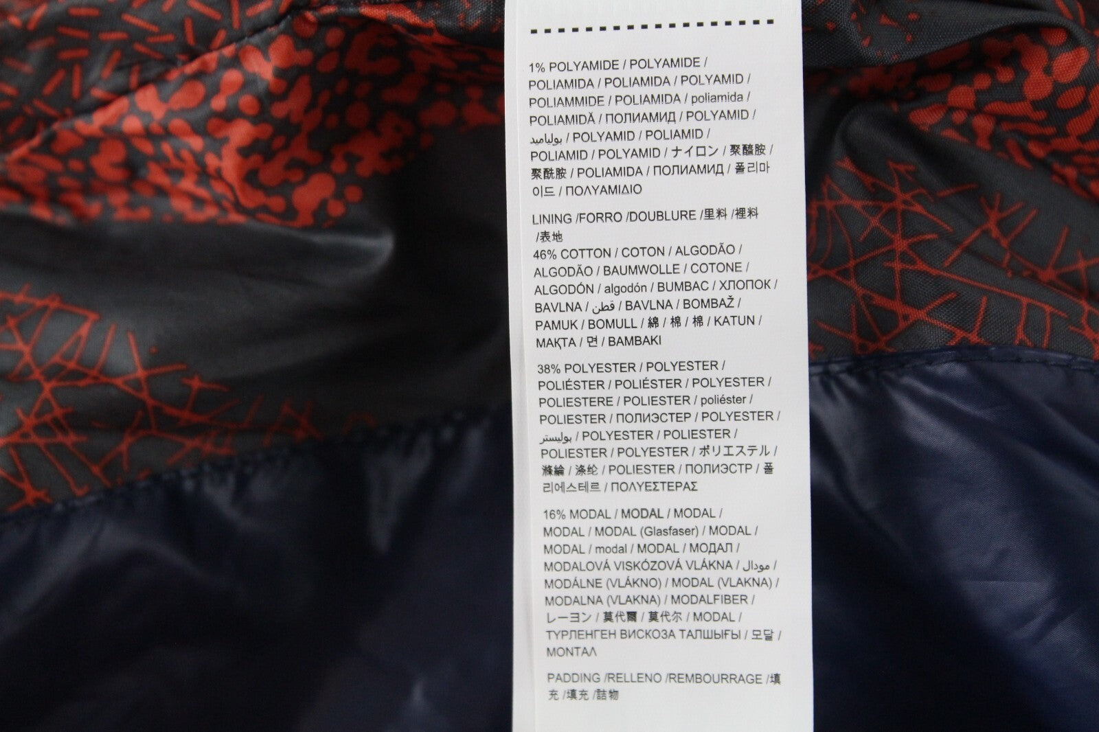 DESIGUAL Arthur Men's Grey Navy Jacket S Hooded Cotton Blend Warm Outerwear