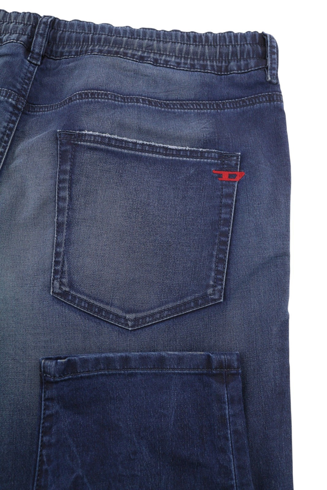 DIESEL D-Strukt Jogg 068DV Men Jeans W32/L32 Elastic Waist Stretch Blue RRP€295