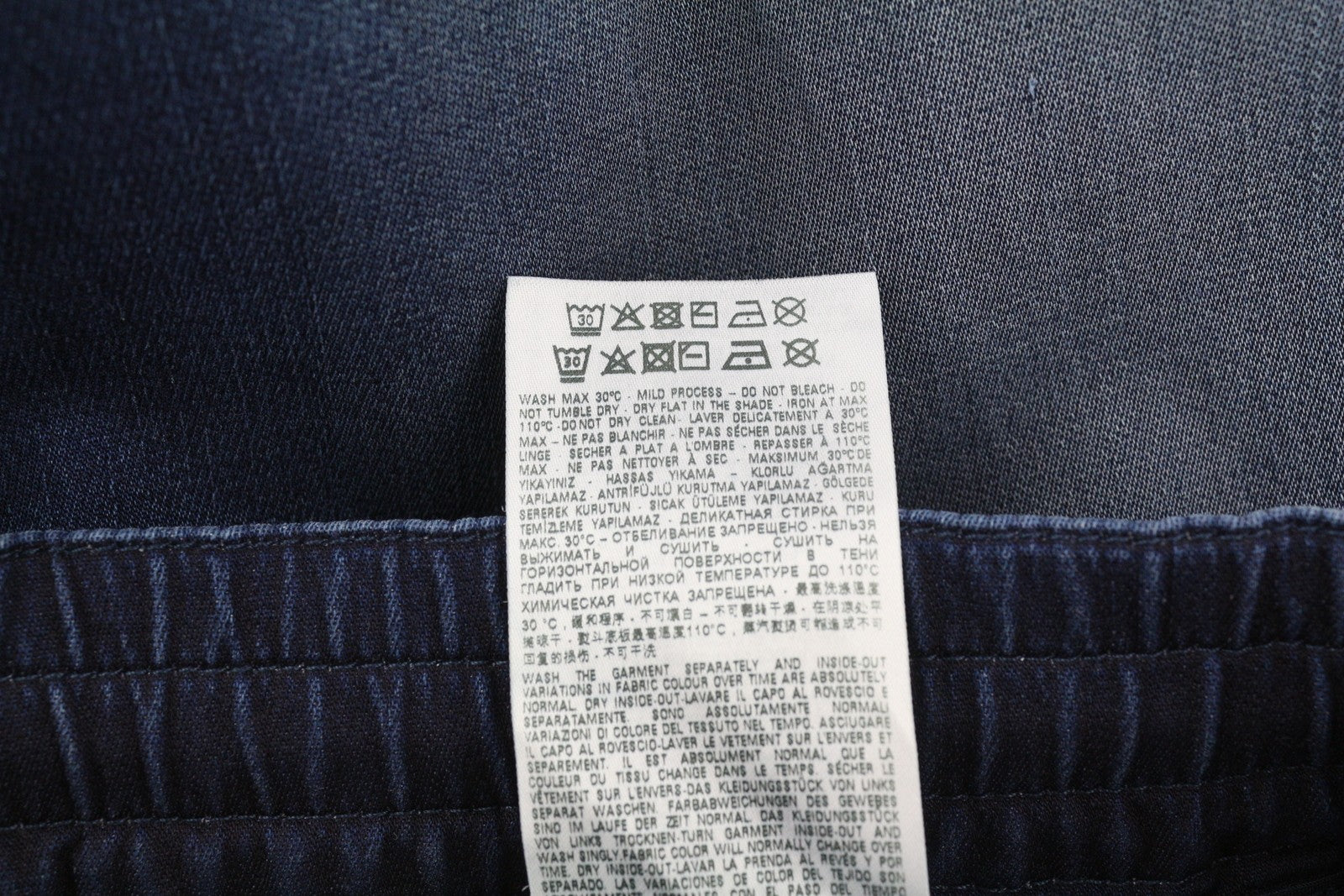 DIESEL D-Strukt Jogg 068DV Men Jeans W32/L32 Elastic Waist Stretch Blue RRP€295