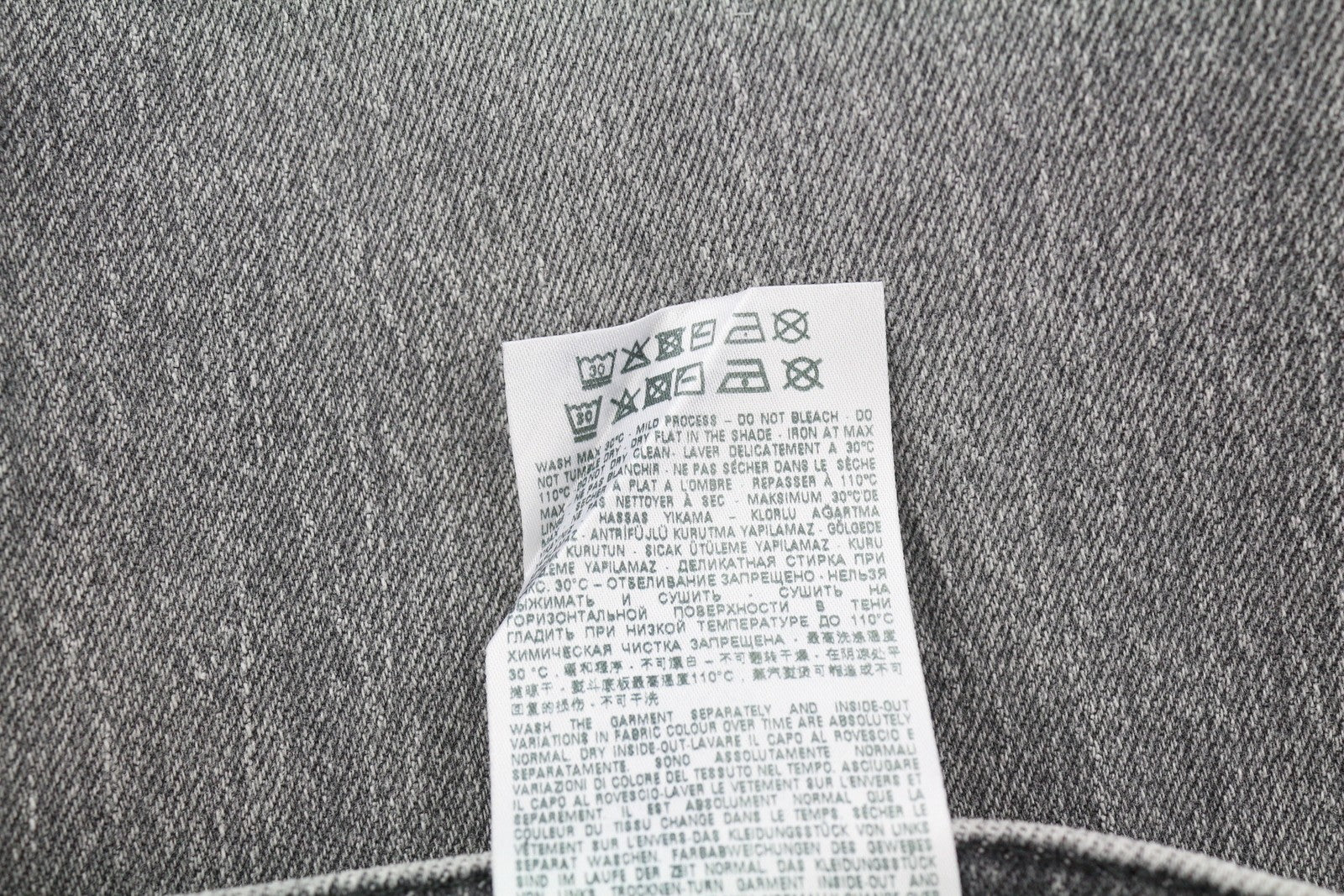 DIESEL 2019 D-Strukt R09KA Men Jeans W32/L32 Denim Grey Washed Slim Zip RRP€225