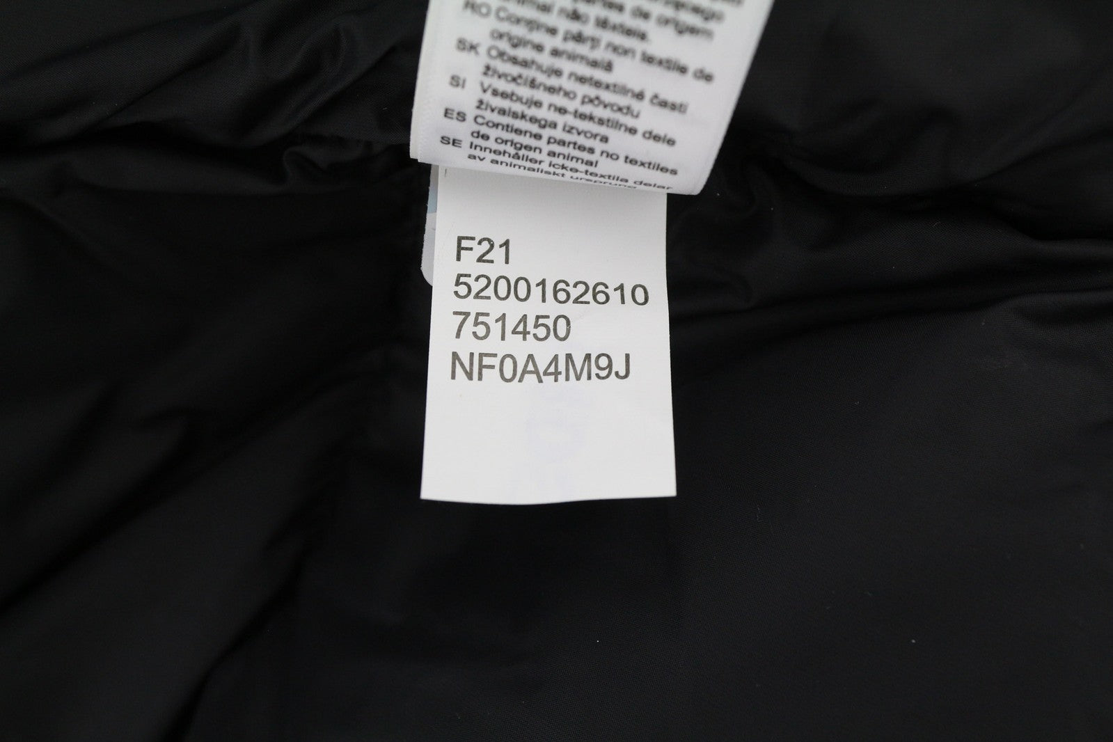 THE NORTH FACE Diablo Down Men Jacket XL Black 700 Down Insulated Quilted Puffer