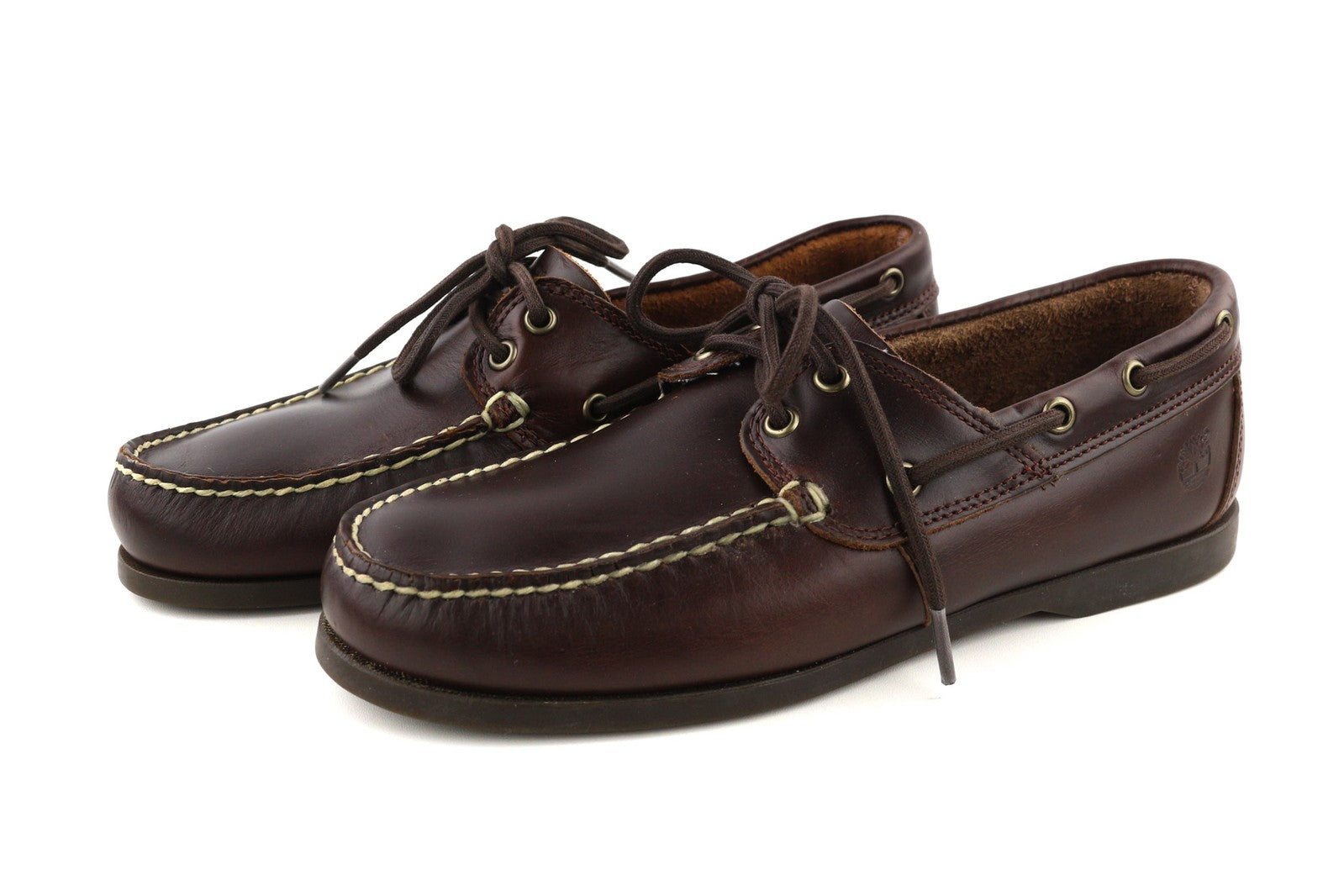 TIMBERLAND A199I-A4336 Men Shoes EU41/41.5 Dark Brown Leather Low-Top Loafers