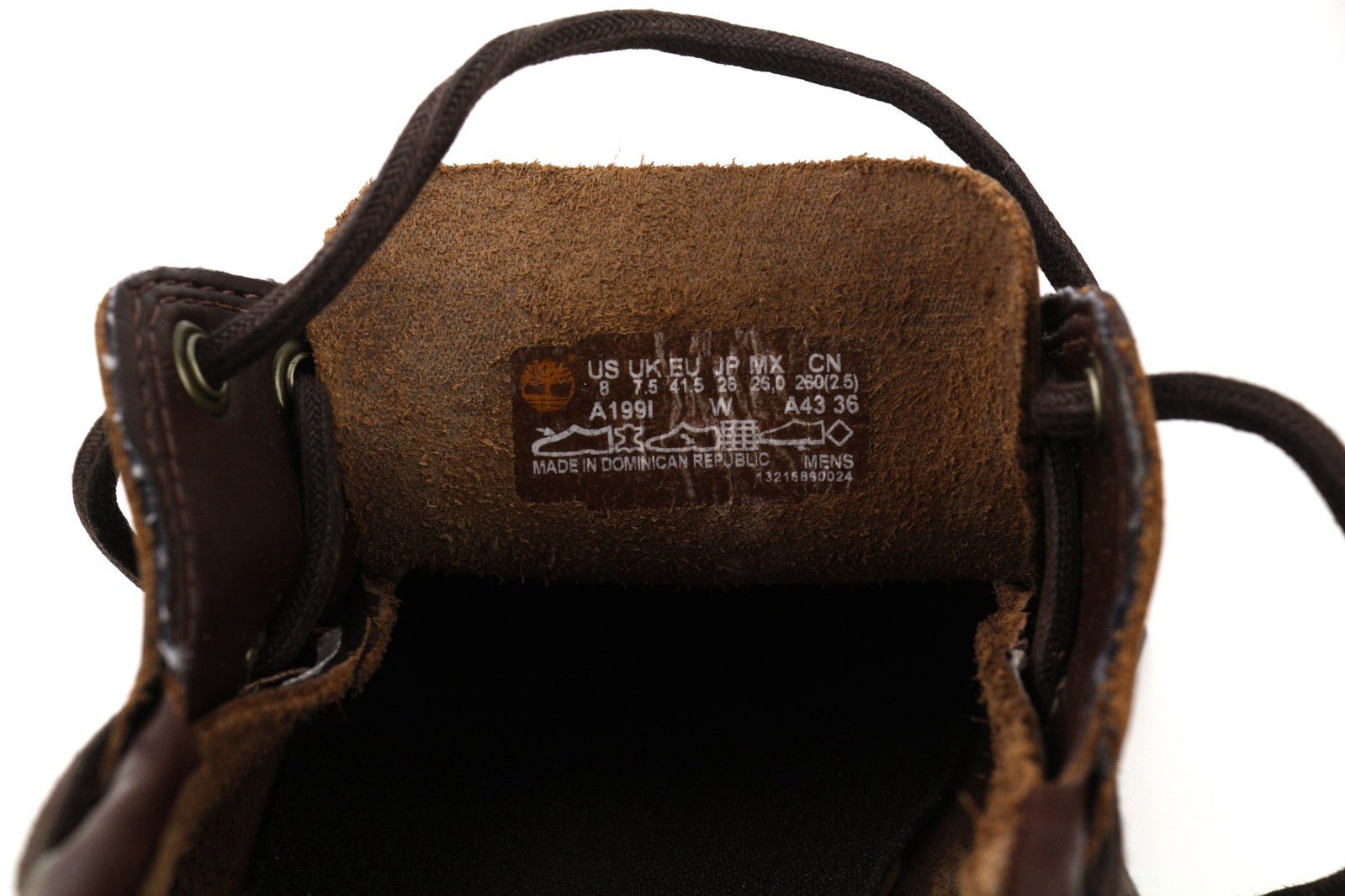 TIMBERLAND A199I-A4336 Men Shoes EU41/41.5 Dark Brown Leather Low-Top Loafers