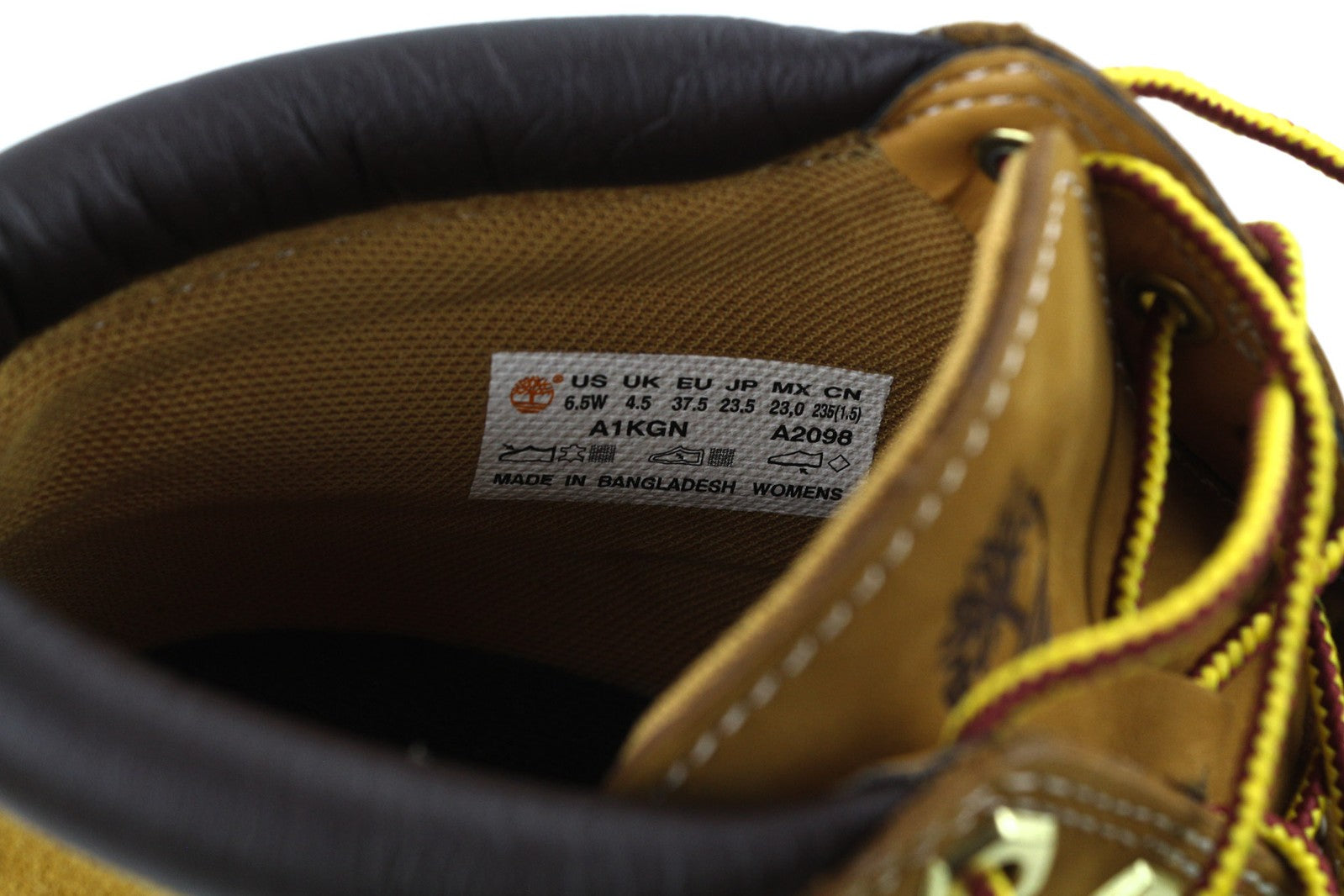 TIMBERLAND A1KGN-A3998 Women Shoes EU37.5/38 Classic Brown Leather Laced Boots