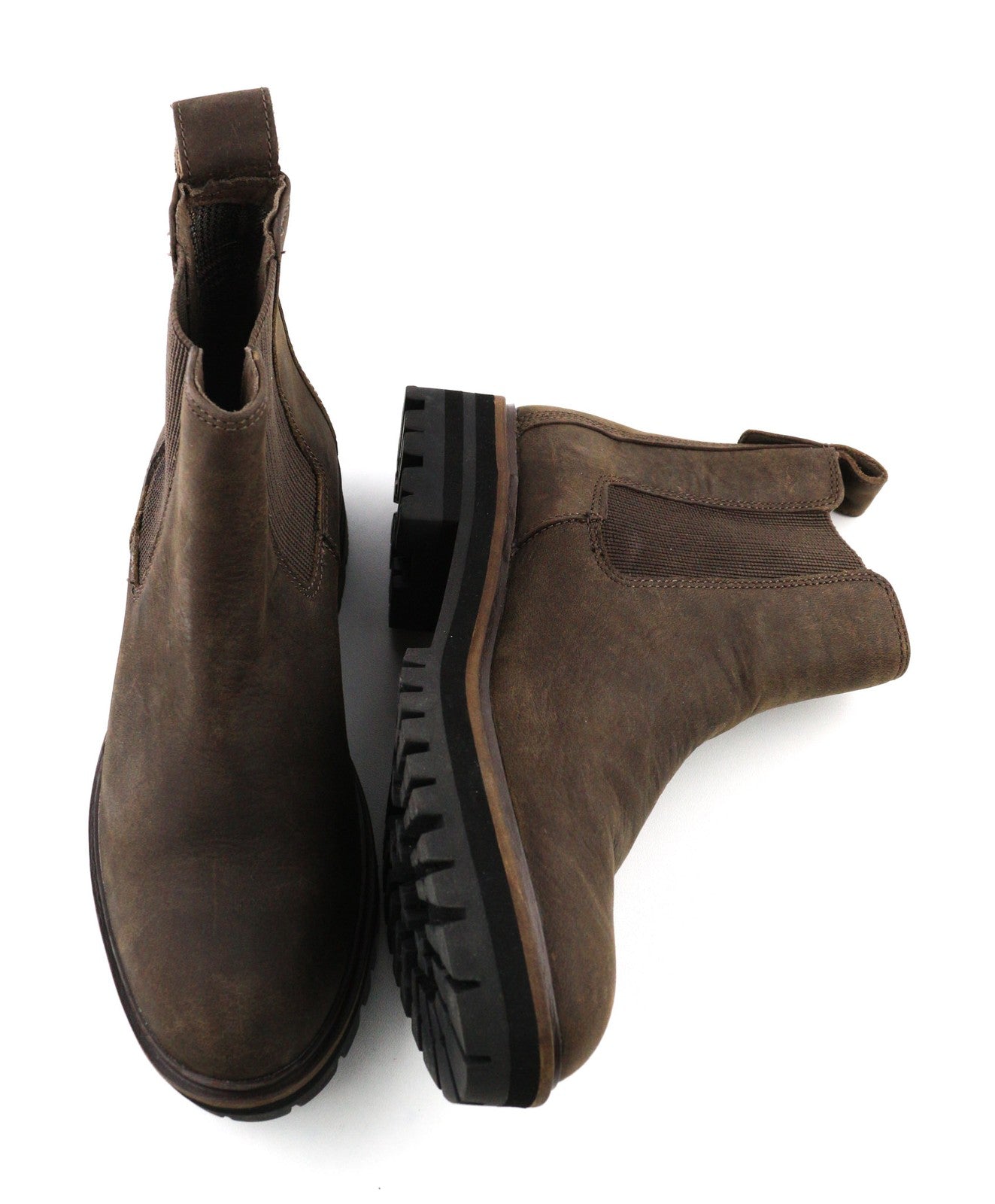 TIMBERLAND A29AH-A3919 Women Shoes EU37/37.5 Dark Brown Pull On Casual Boots