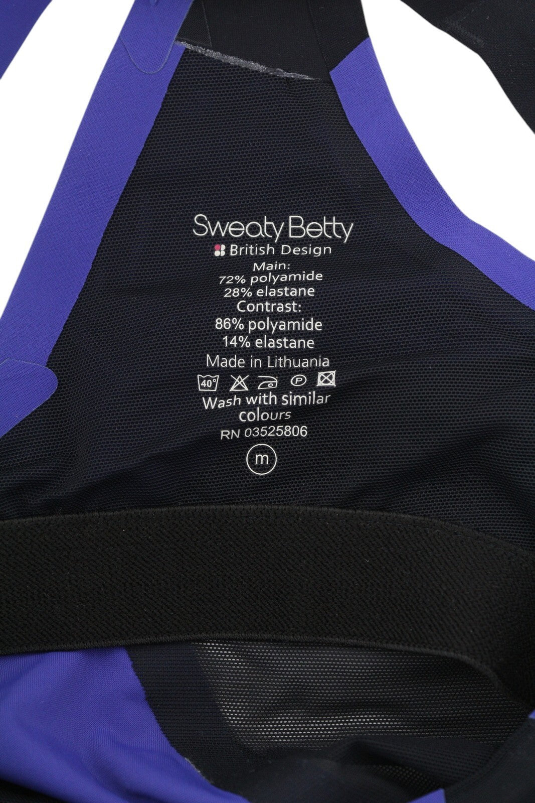 SWEATY BETTY Devant Dance Leotard Women Jumpsuit M High Stretch Cut-Out Mesh