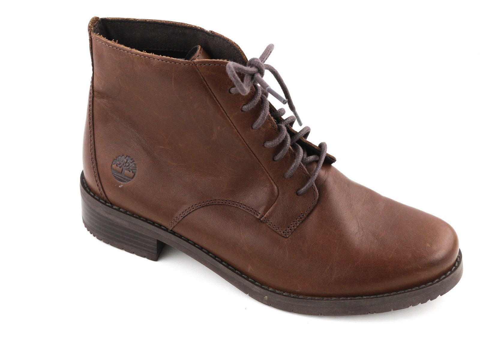 TIMBERLAND A2MKG-A6019 Women Shoes EU37.5/38 Dark Brown Casual Leather Laced