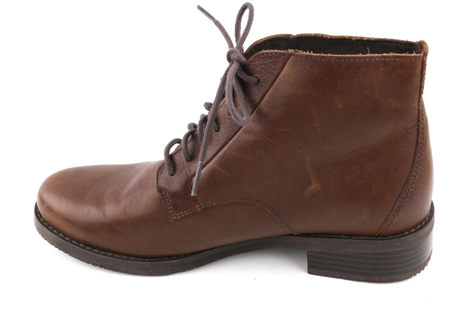 TIMBERLAND A2MKG-A6019 Women Shoes EU37.5/38 Dark Brown Casual Leather Laced