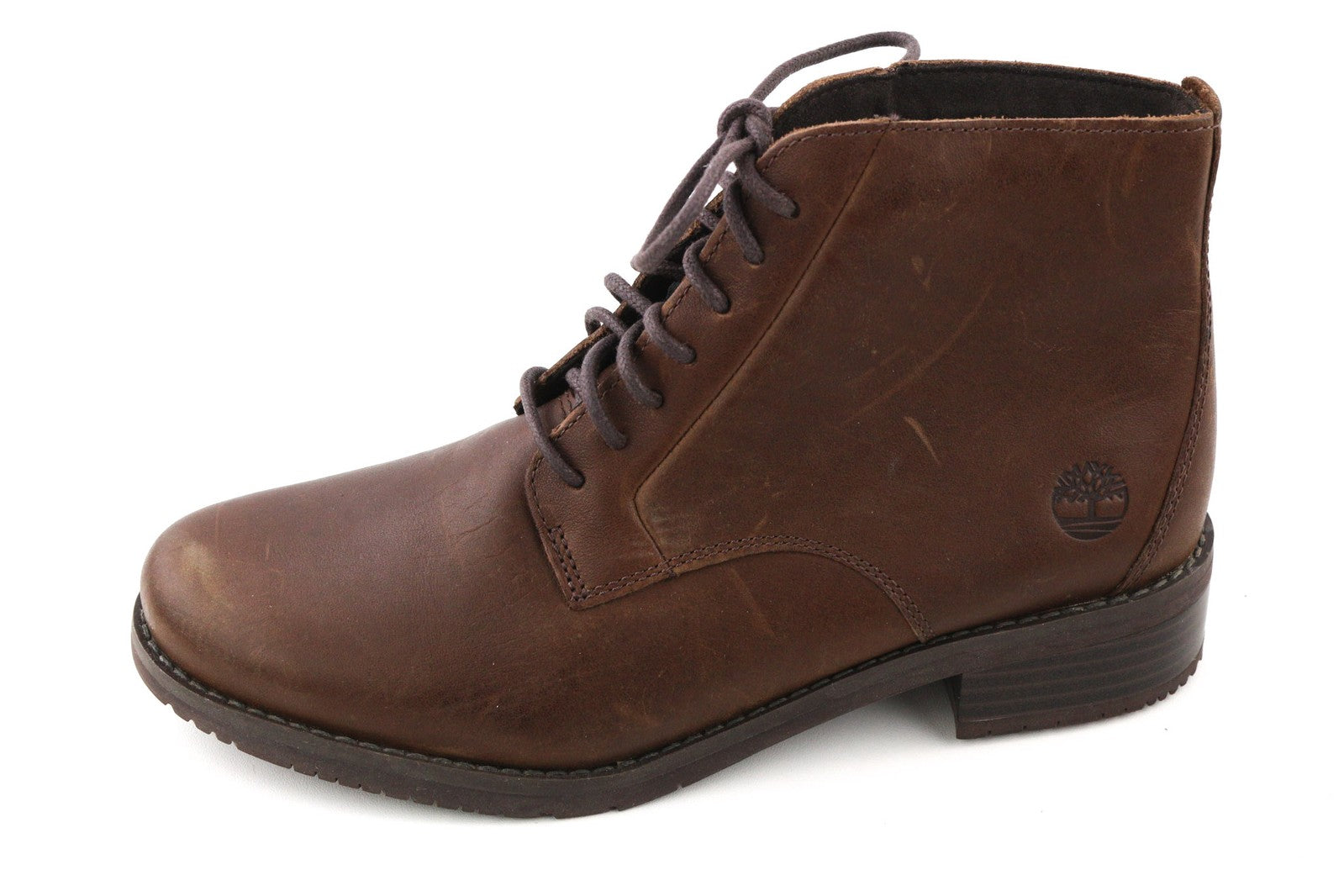 TIMBERLAND A2MKG-A6019 Women Shoes EU37.5/38 Dark Brown Casual Leather Laced