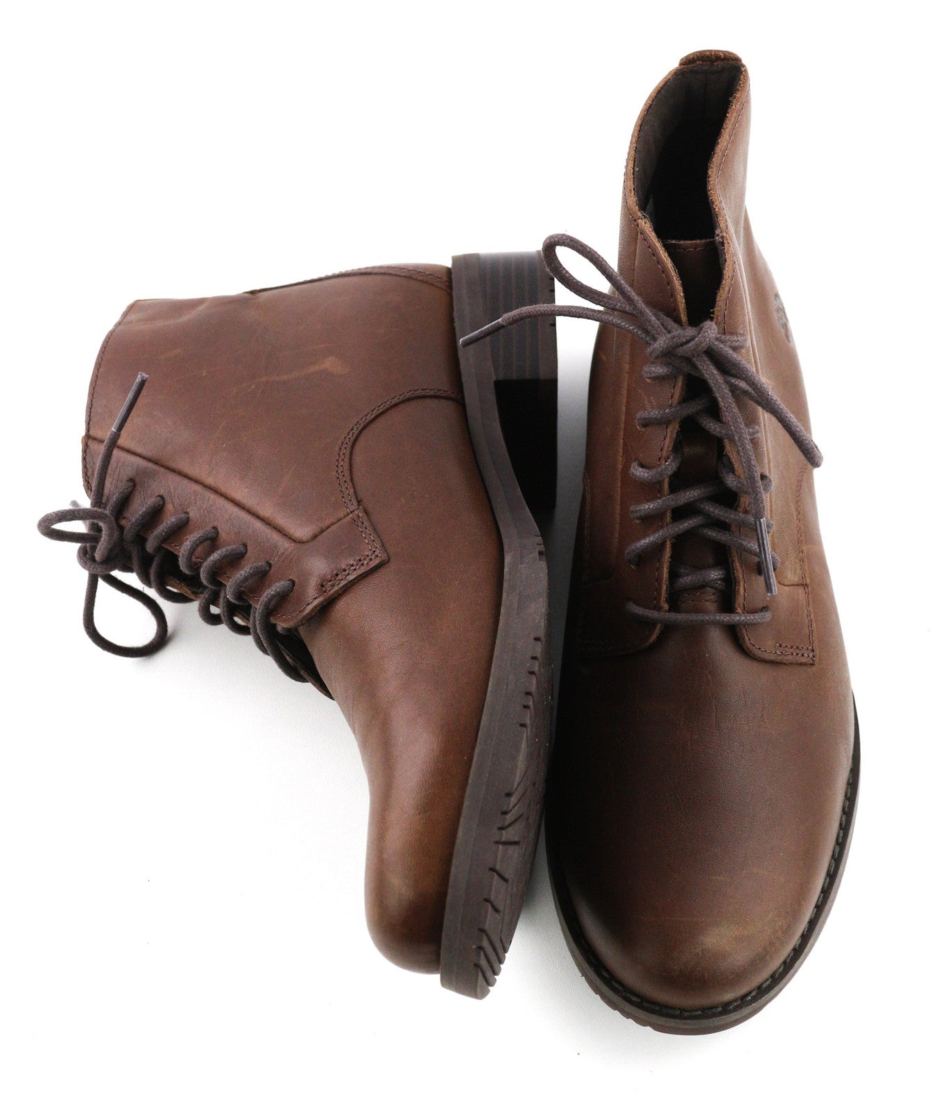 TIMBERLAND A2MKG-A6019 Women Shoes EU37.5/38 Dark Brown Casual Leather Laced