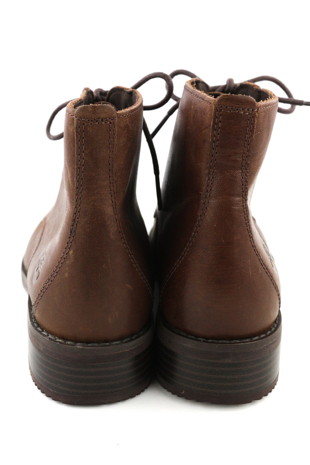 TIMBERLAND A2MKG-A6019 Women Shoes EU37.5/38 Dark Brown Casual Leather Laced