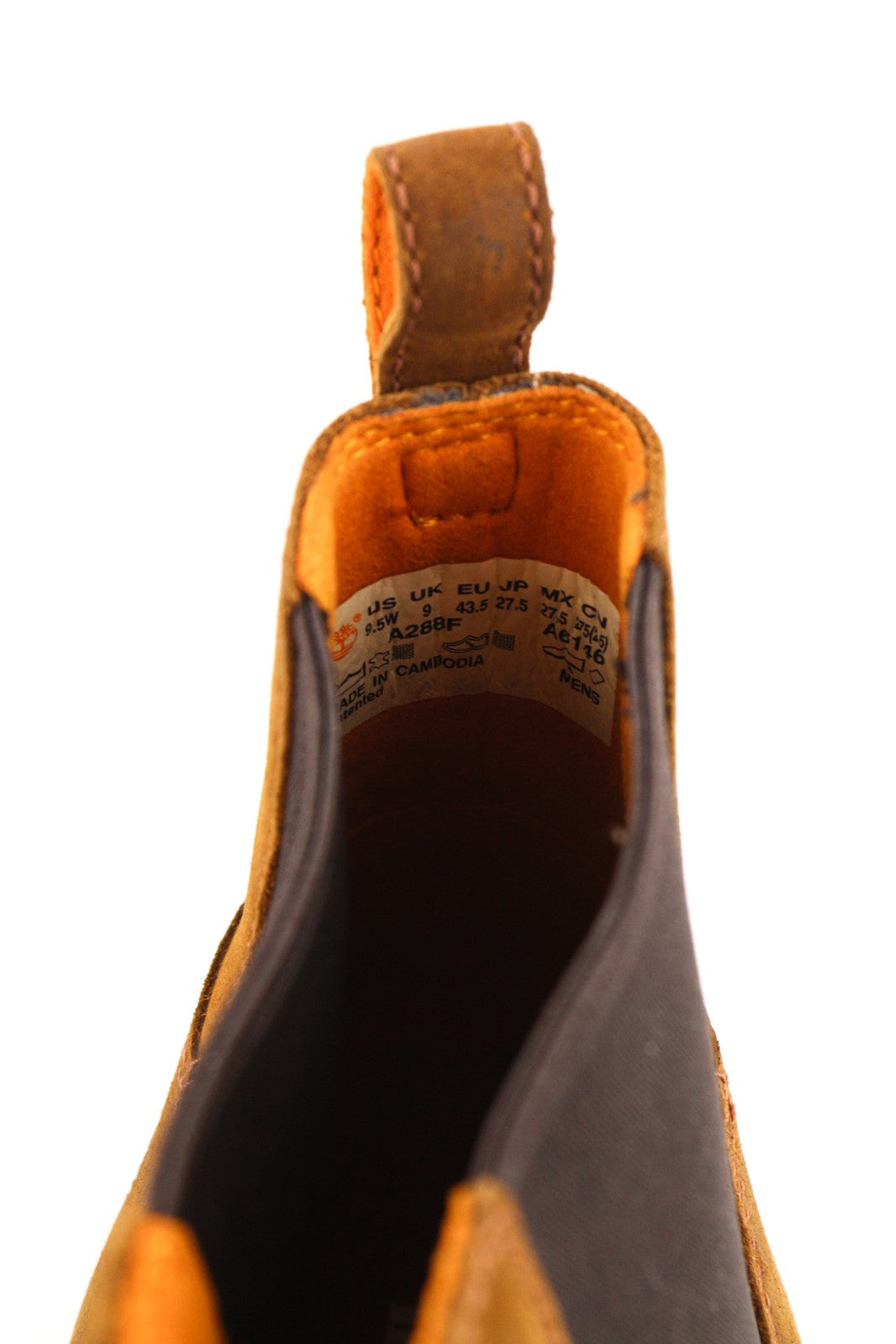 TIMBERLAND A288F-A6146 Men Shoes EU43/43.5 Brown Pull On Casual High-Top Boots