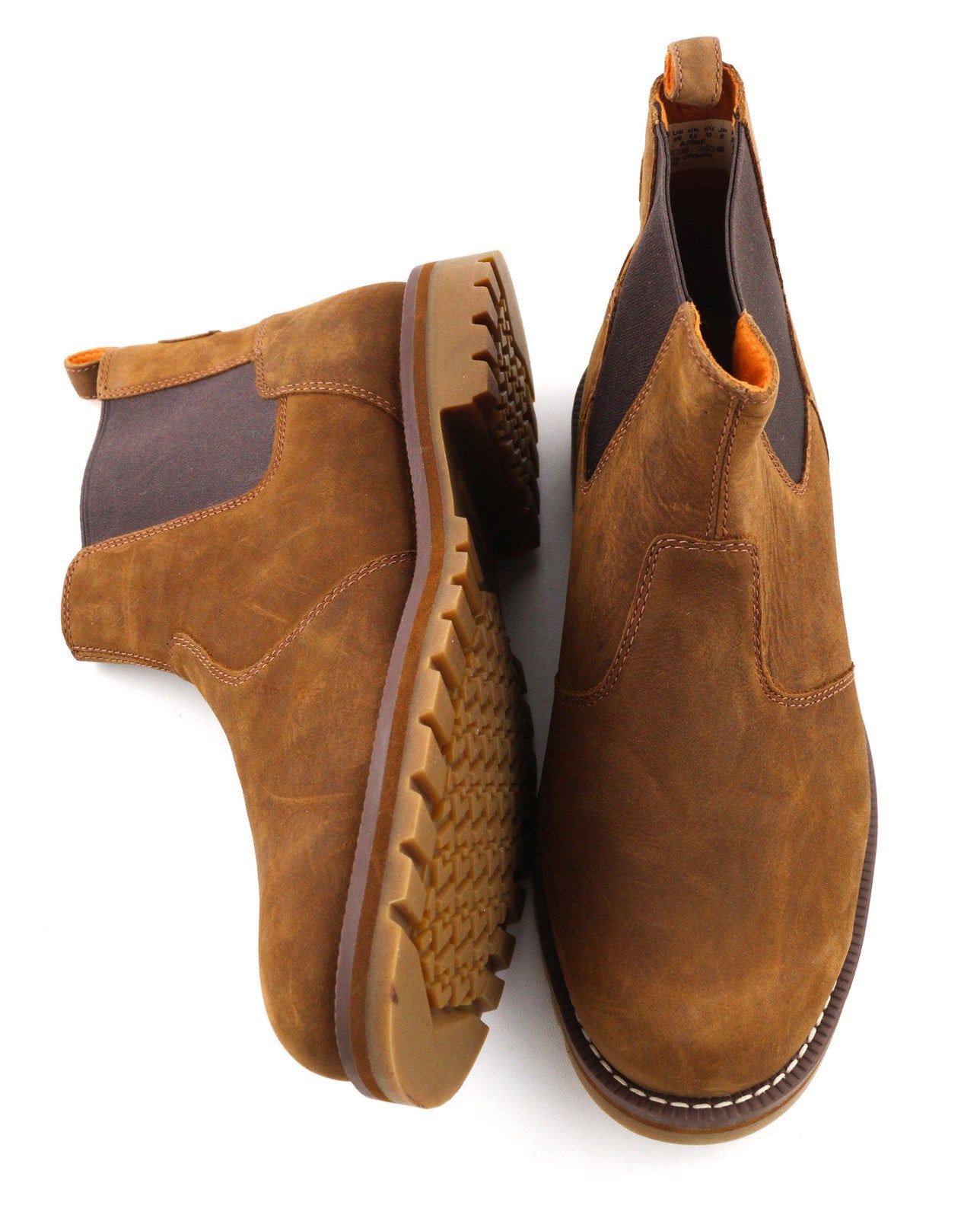 TIMBERLAND A288F-A6146 Men Shoes EU43/43.5 Brown Pull On Casual High-Top Boots