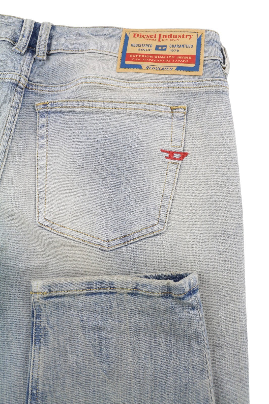 DIESEL 1979 Sleenker 09H75 Men Jeans W36/L30 Low Waist Skinny Blue RRP€295