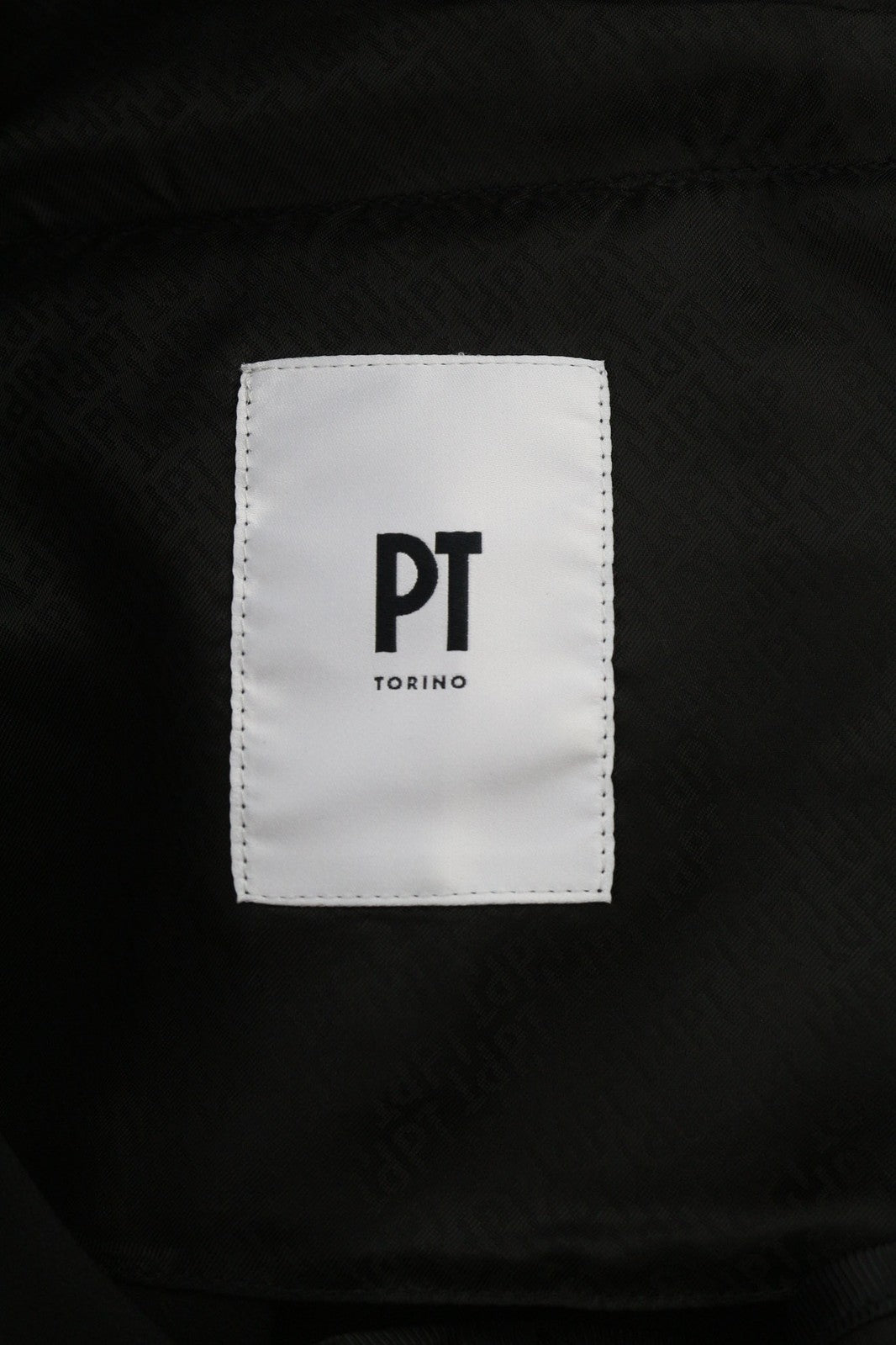 PT TORINO Lamda Men Trousers 52 W33 Black Chino Unfinished Hem Slim Fit Zipper