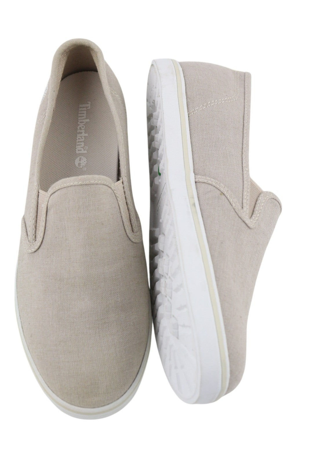 TIMBERLAND A2EXV-A57118 Women Shoes EU38/38.5 Grey Textile Slip On Loafers