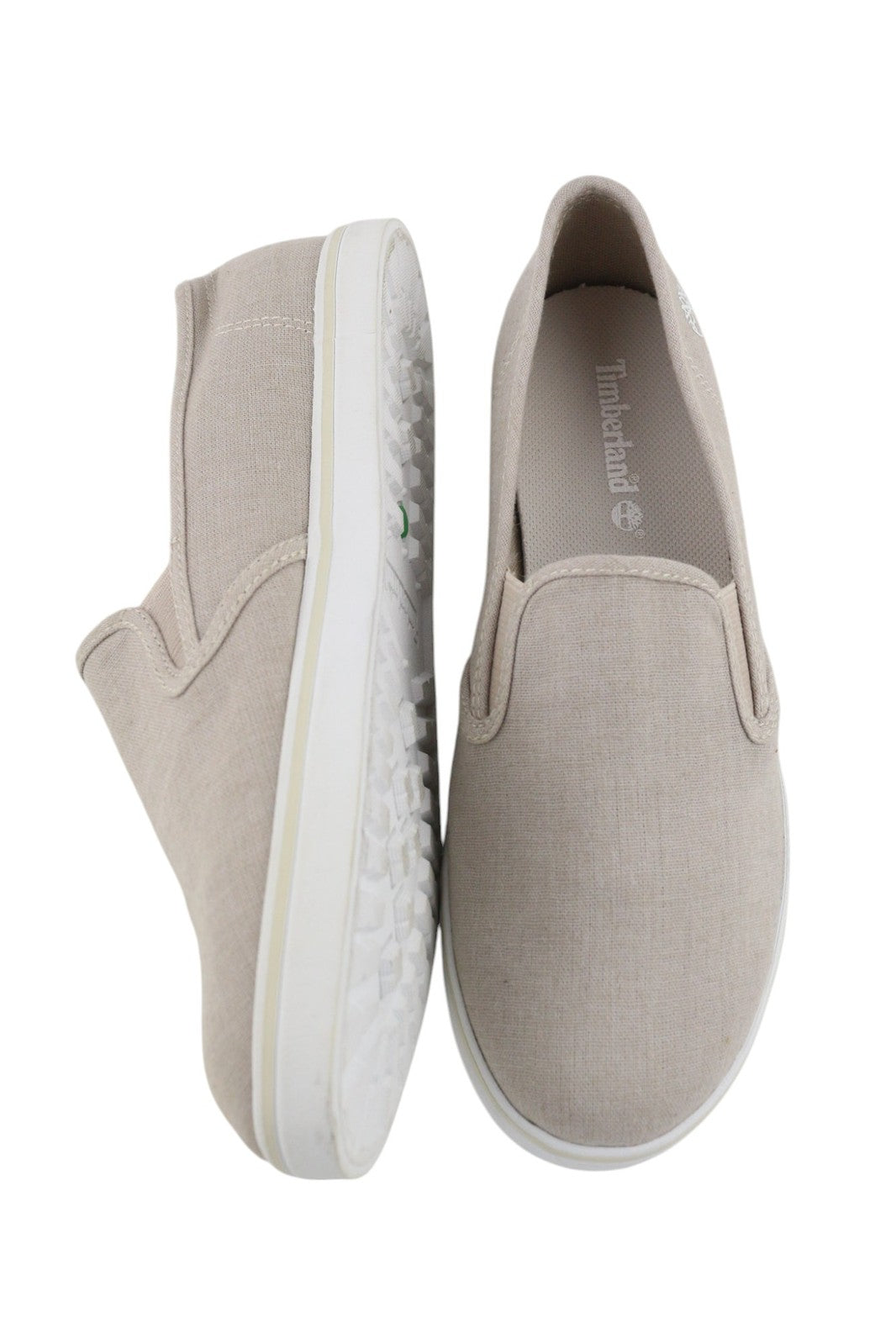 TIMBERLAND A2EXV-A57118 Women Shoes EU38/38.5 Grey Textile Slip On Loafers