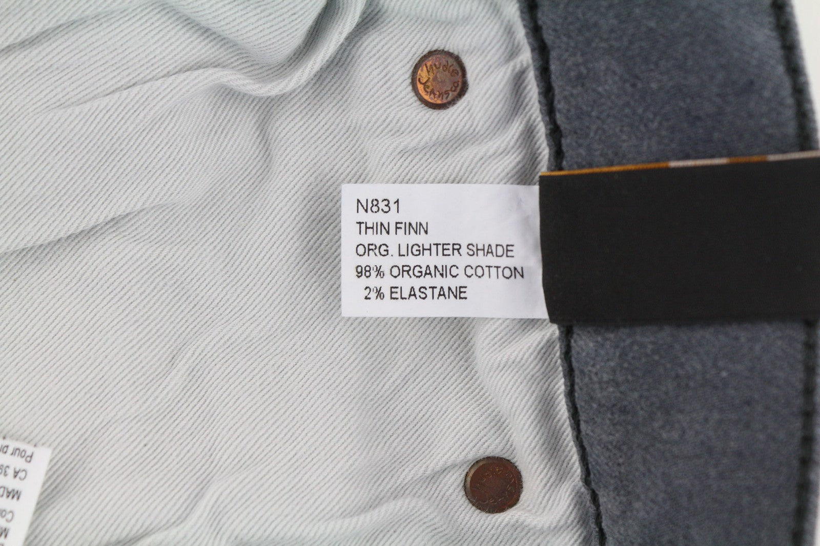 NUDIE JEANS Thin Finn Mens Jeans W28/L32 Slim Washed Grey Cotton Stretchy