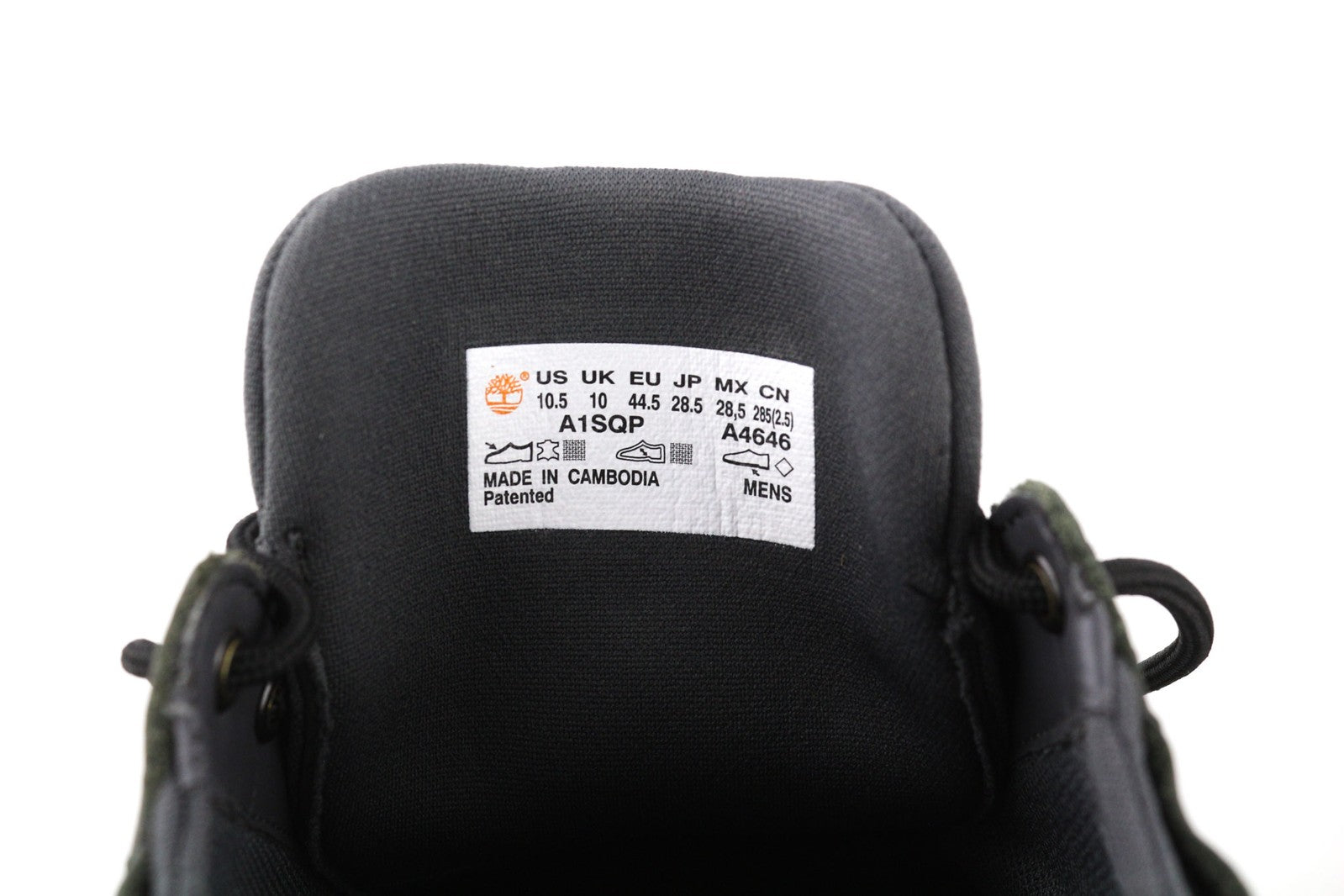 TIMBERLAND A1SQP-A4646 Men Shoes EU43.5/44.5 Black Casual Low-Top Leather Laced