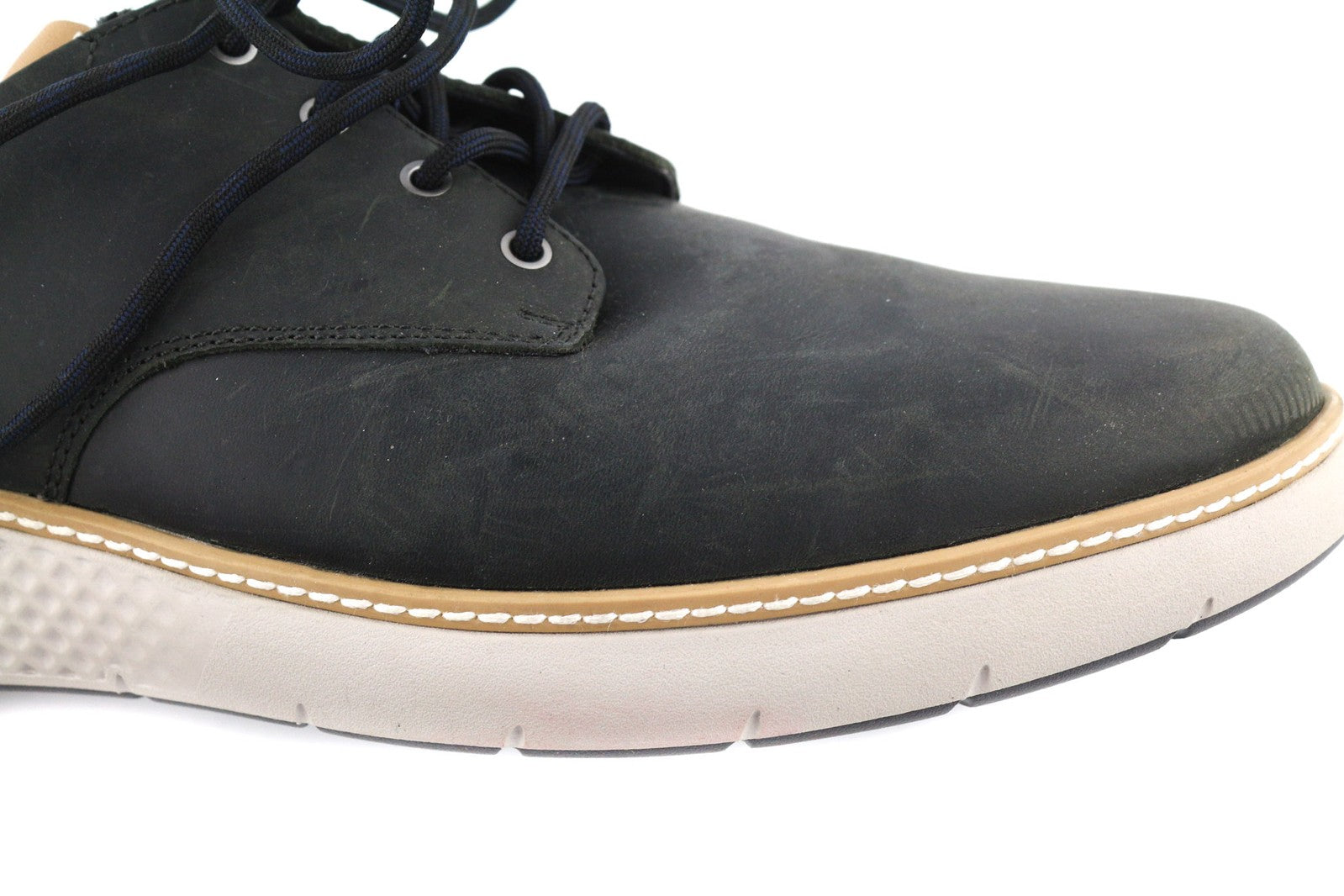 TIMBERLAND A1SQP-A4646 Men Shoes EU43.5/44.5 Black Casual Low-Top Leather Laced