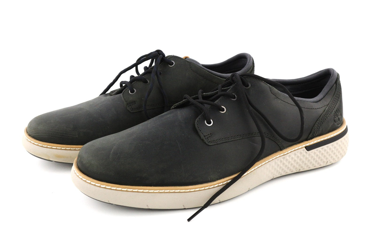 TIMBERLAND A1SQP-A4646 Men Shoes EU43.5/44.5 Black Casual Low-Top Leather Laced