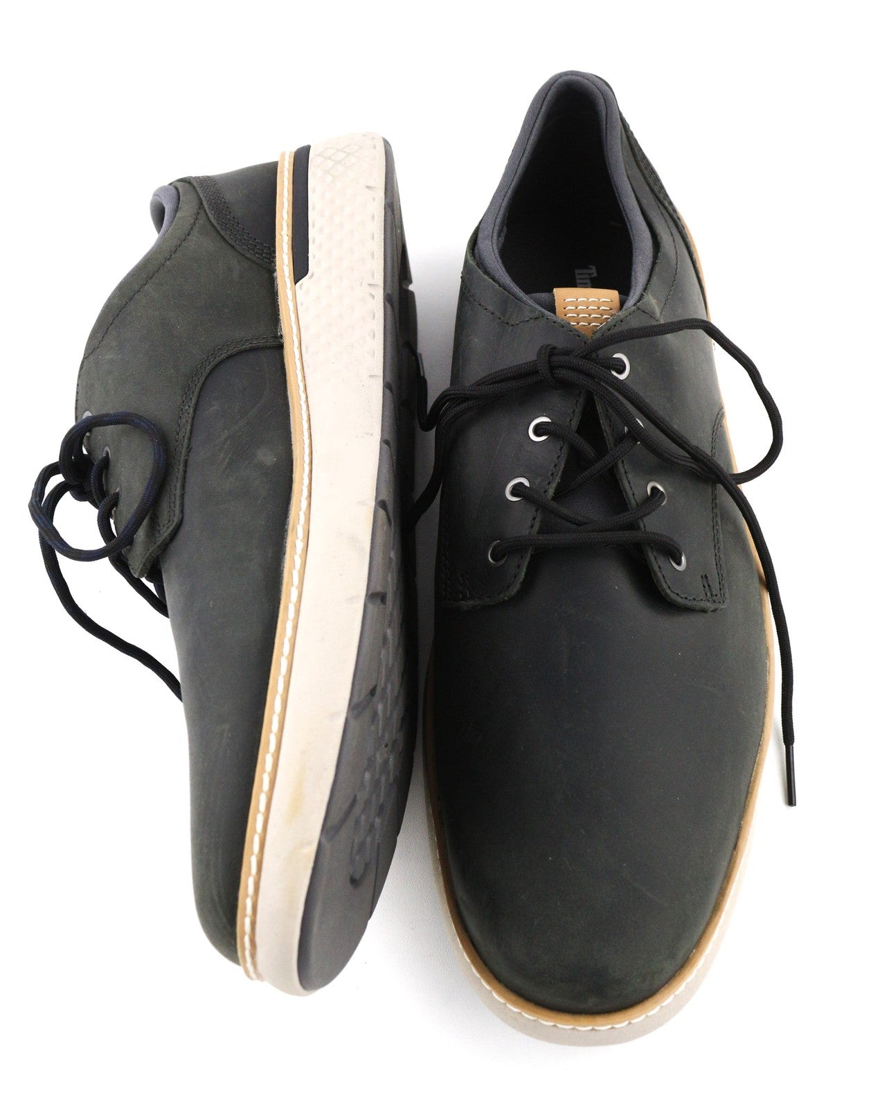 TIMBERLAND A1SQP-A4646 Men Shoes EU43.5/44.5 Black Casual Low-Top Leather Laced