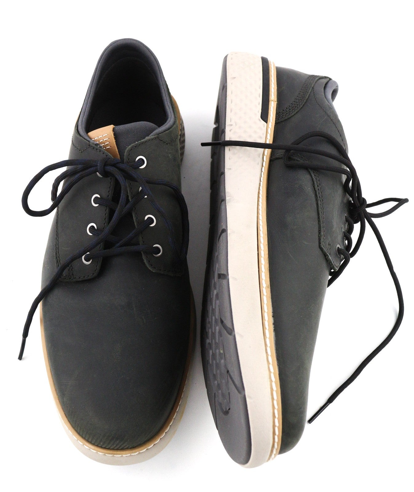 TIMBERLAND A1SQP-A4646 Men Shoes EU43.5/44.5 Black Casual Low-Top Leather Laced