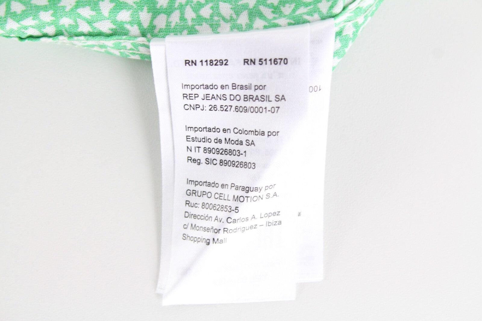 REPLAY Mens 3XL Green Shirt  Cotton White Pattern Button-Up Long Sleeves