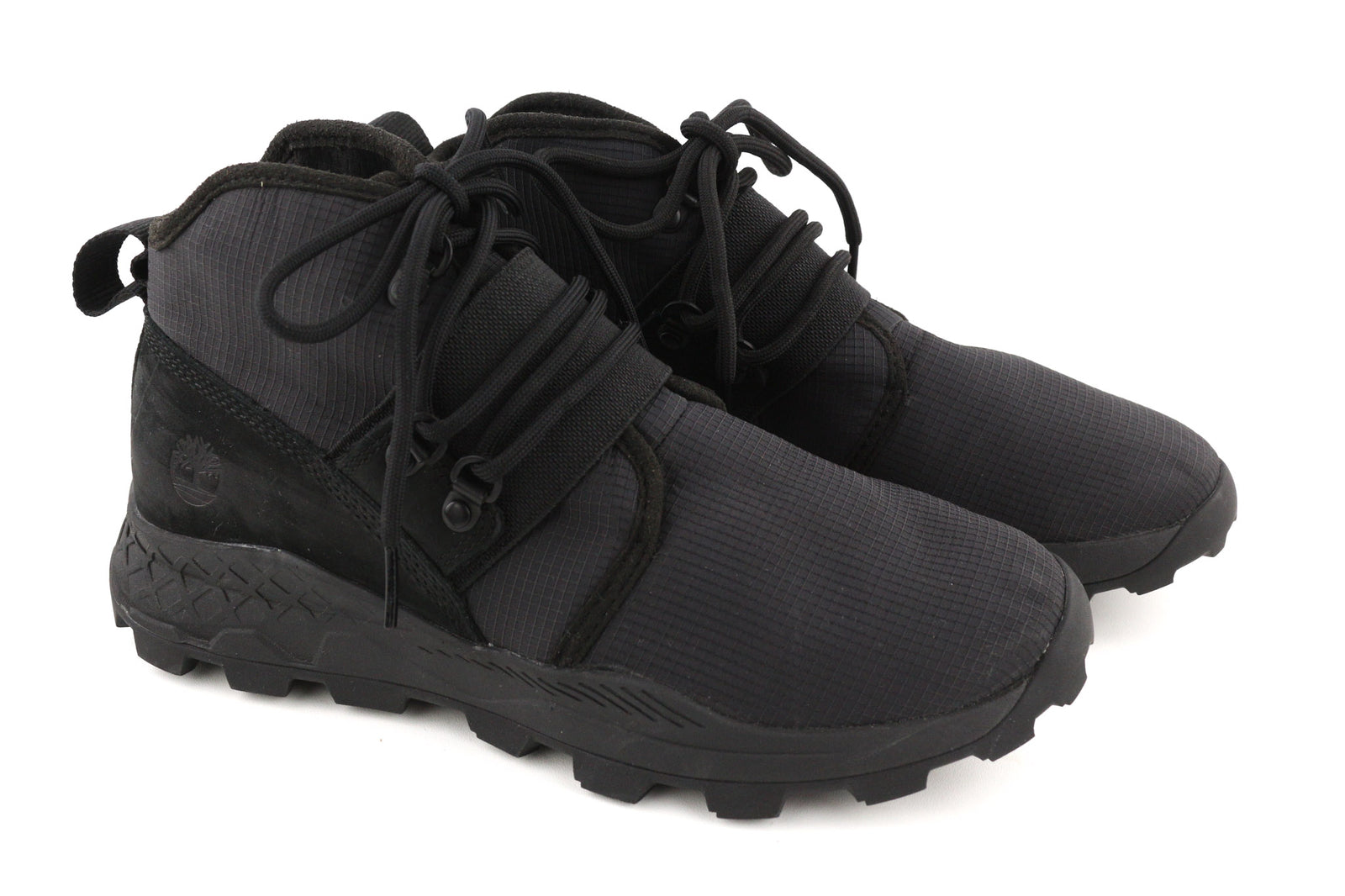 TIMBERLAND A1YY8-A3198 Men Trainers EU40/41 Black Leather High-Top Sneakers