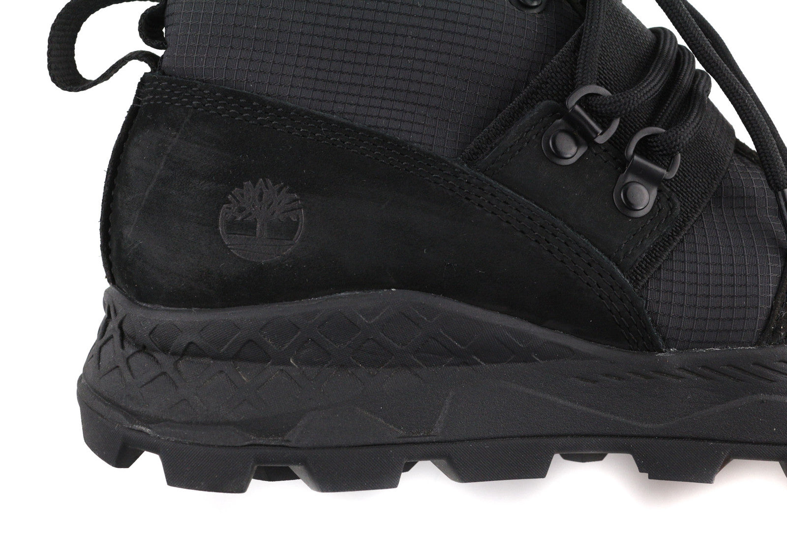 TIMBERLAND A1YY8-A3198 Men Trainers EU40/41 Black Leather High-Top Sneakers