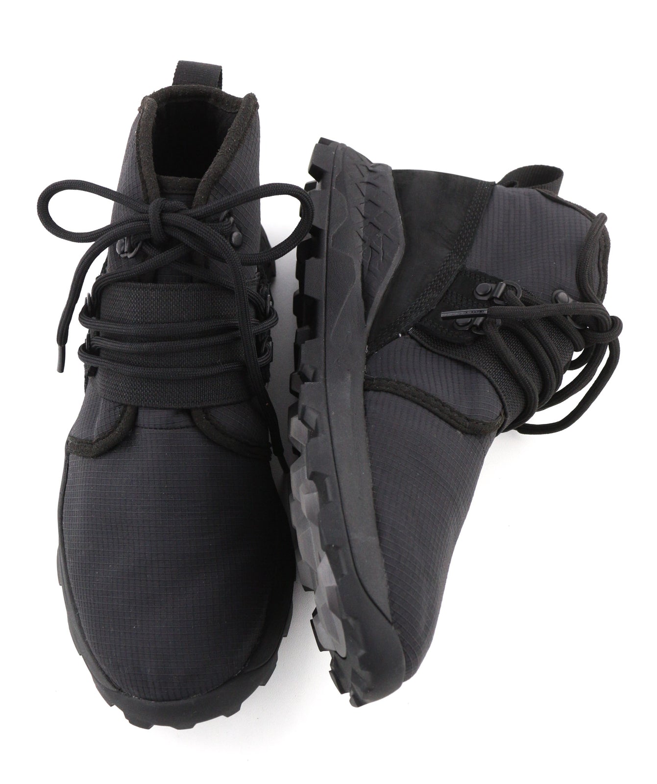 TIMBERLAND A1YY8-A3198 Men Trainers EU40/41 Black Leather High-Top Sneakers