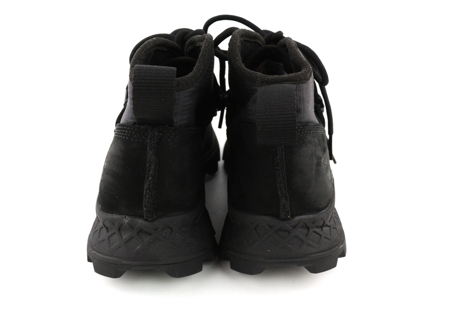 TIMBERLAND A1YY8-A3198 Men Trainers EU40/41 Black Leather High-Top Sneakers