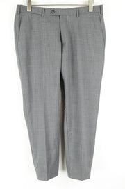 SUITSUPPLY  Mens Trousers UK40S Grey Wool Pleated Dress Lined Dress