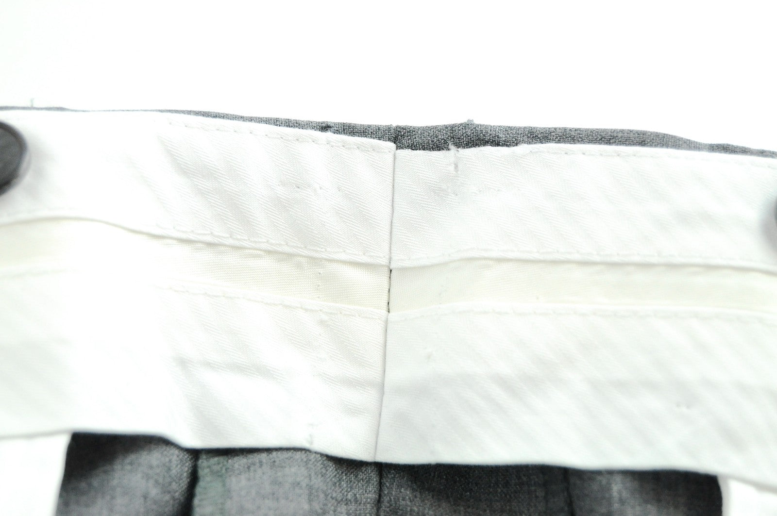 SUITSUPPLY  Mens Trousers UK40S Grey Wool Pleated Dress Lined Dress