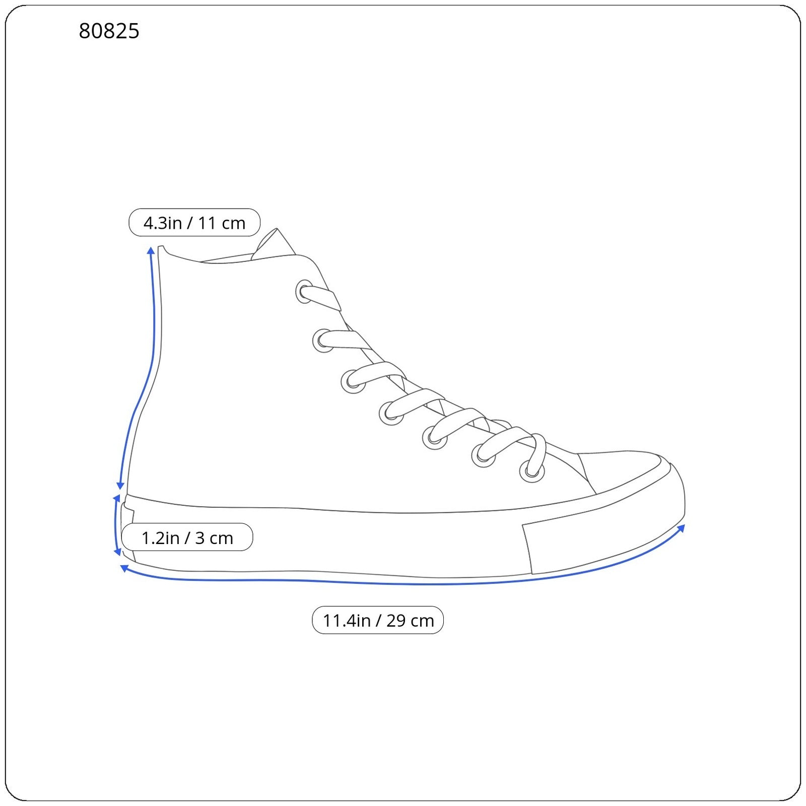 GUESS FM7EHIELE12 Men Trainers EU41 Navy Blue High-Top Laced Casual Sneakers