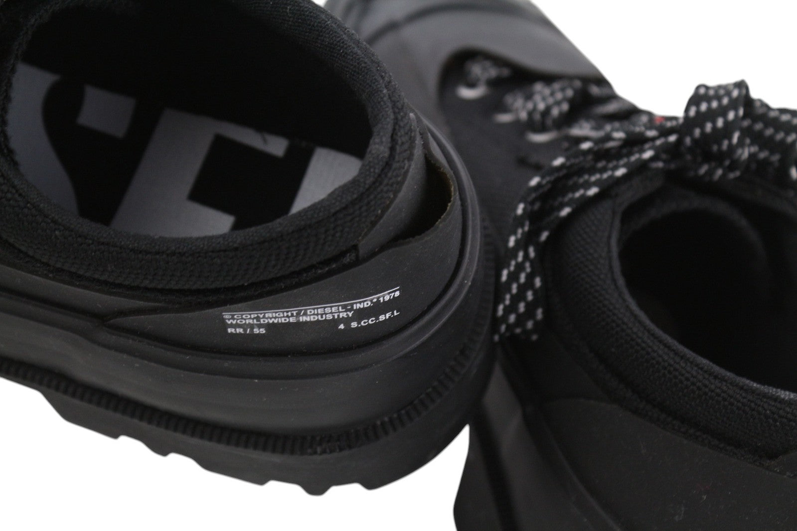 DIESEL D-Hiko SH X Women Shoes EU39 Men Black Unisex Low-Top Laced RRP€300