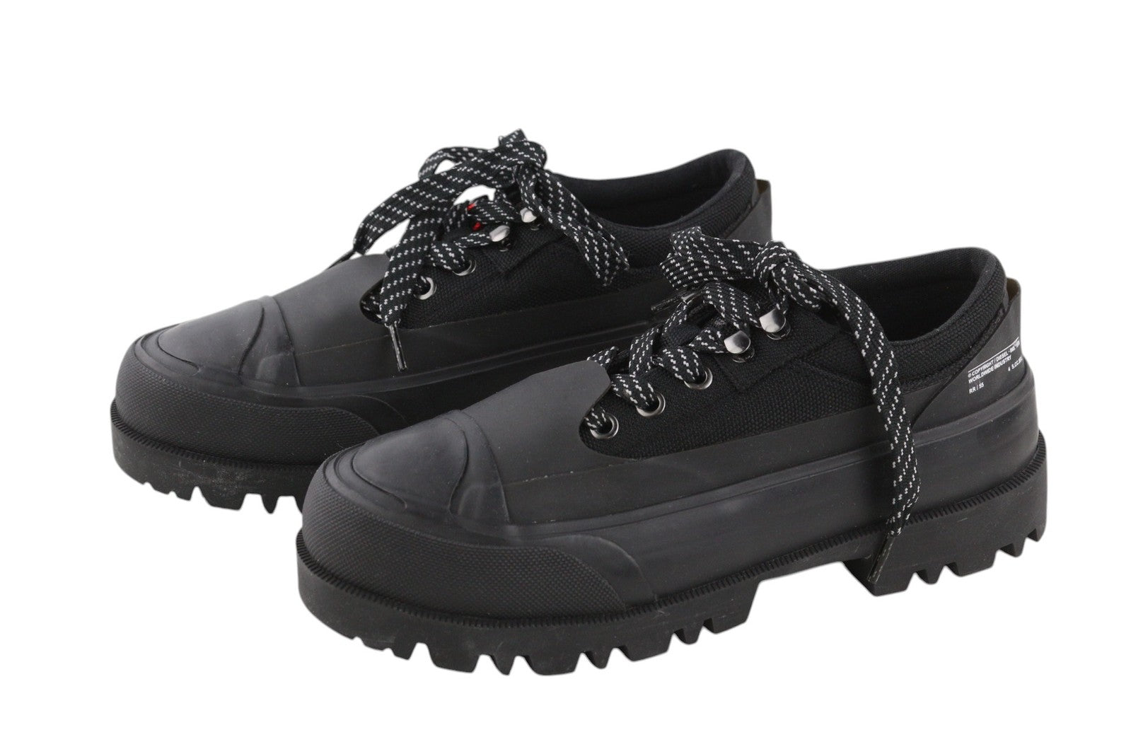 DIESEL D-Hiko SH X Women Shoes EU39 Men Black Unisex Low-Top Laced RRP€300