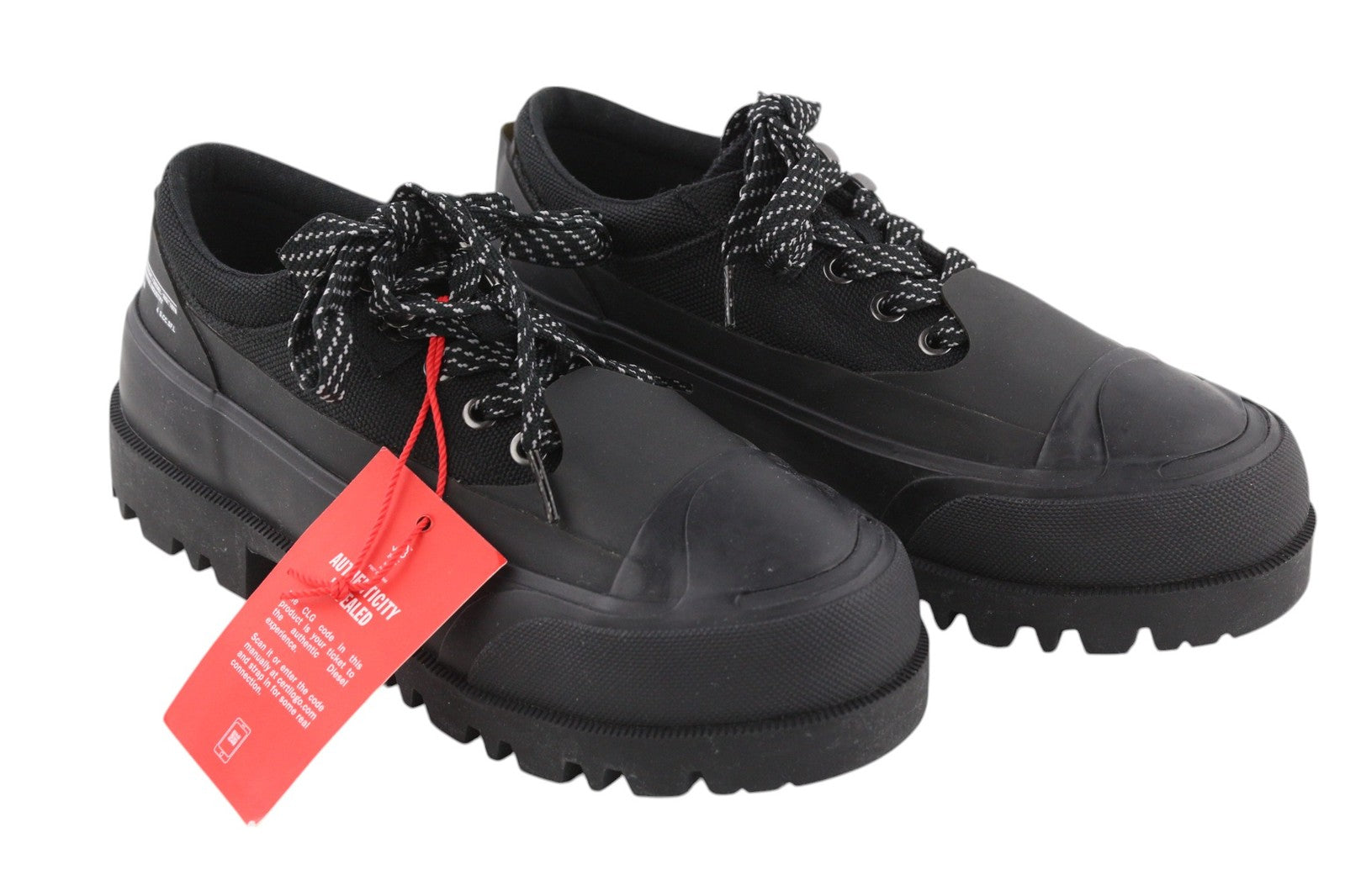 DIESEL D-Hiko SH X Women Shoes EU39 Men Black Unisex Low-Top Laced RRP€300