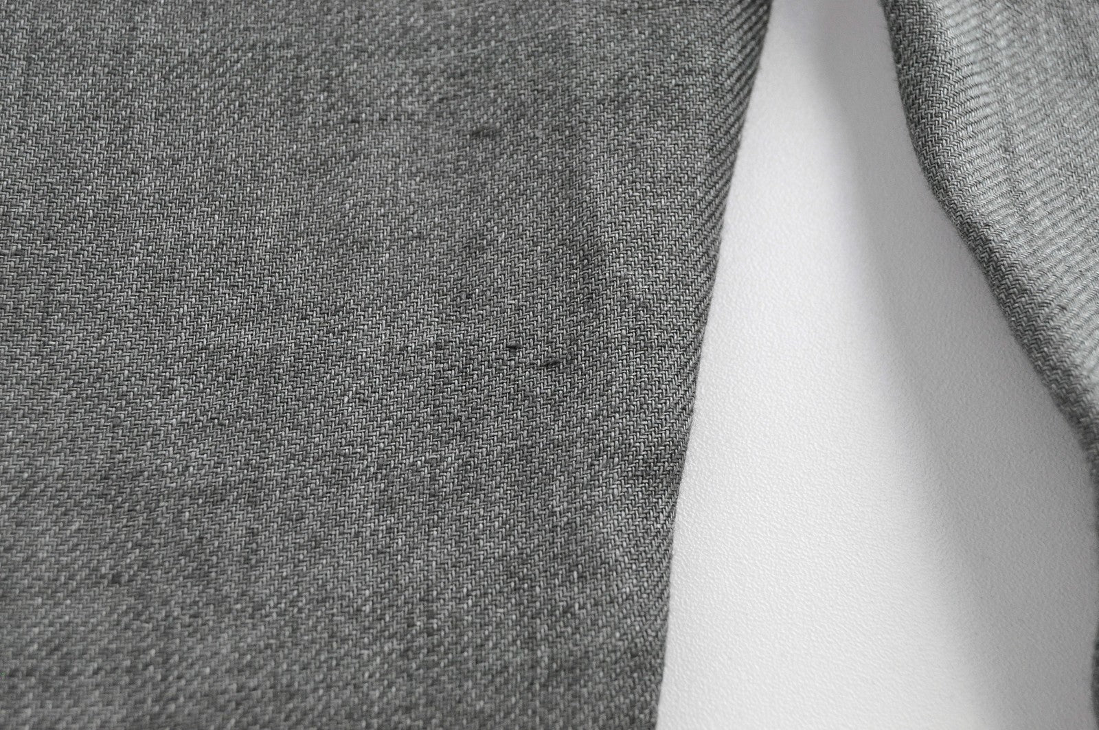 SUITSUPPLY Soho Mens Trousers UK38R Grey  Linen Dress Pleated Dress