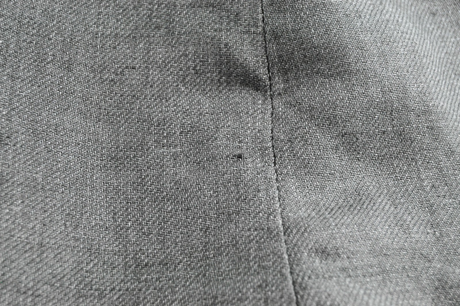 SUITSUPPLY Soho Mens Trousers UK38R Grey  Linen Dress Pleated Dress