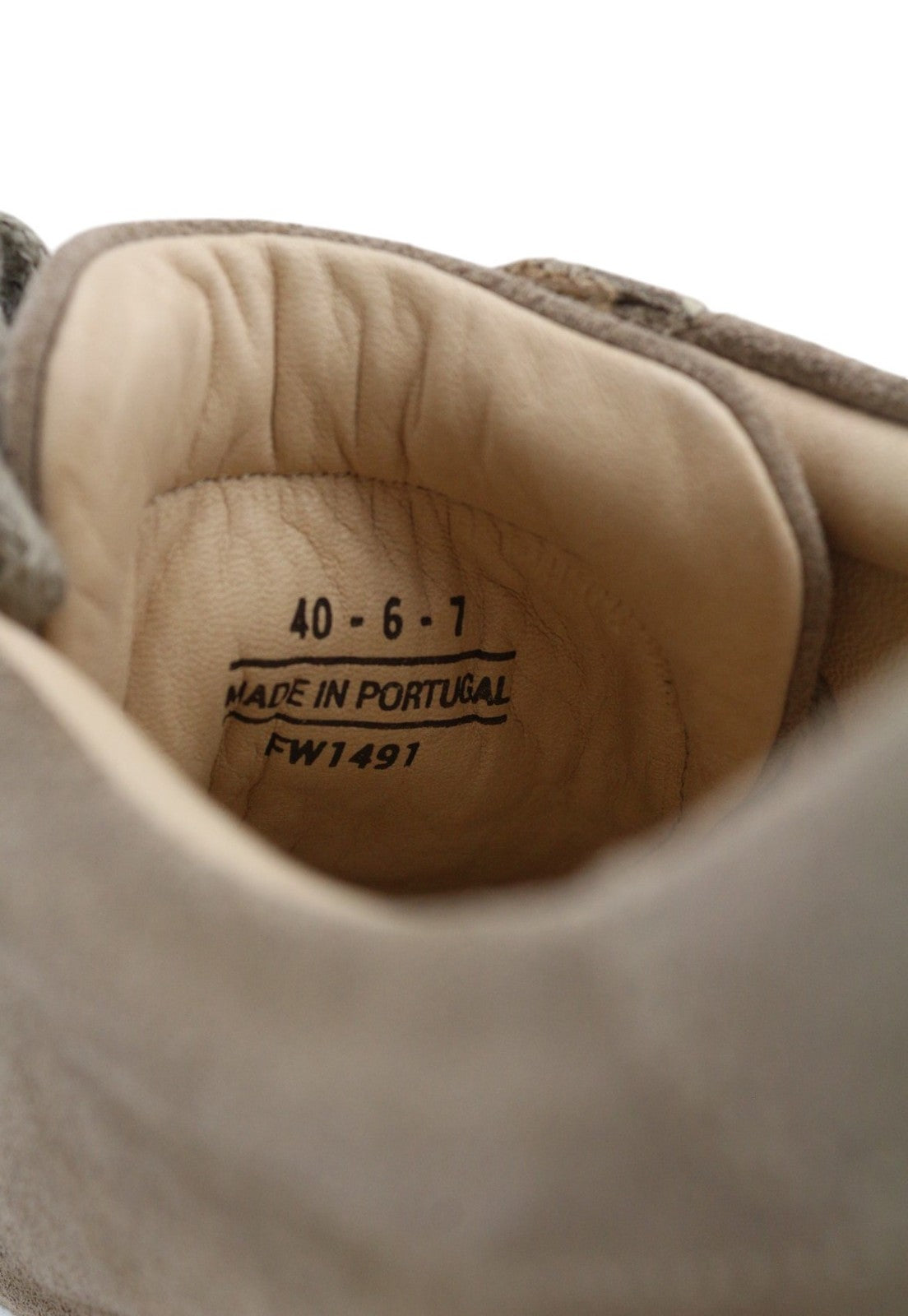 SUITSUPPLY Men Shoes EU40 Brown Leather Low-Top Laced Casual Sneaker Style