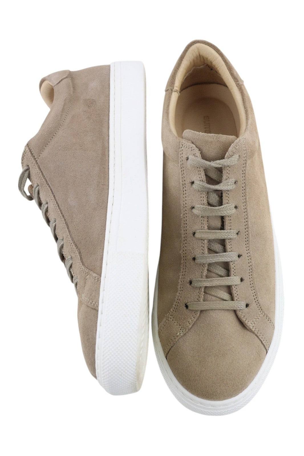 SUITSUPPLY Men Shoes EU40 Brown Leather Low-Top Laced Casual Sneaker Style