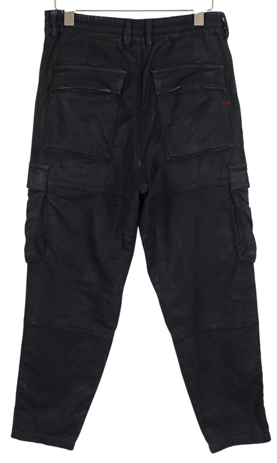 DIESEL D-Krooley-Cargo Jogg 09H05 Men Jeans W32 Elastic Waist RRP€350 Dark Blue