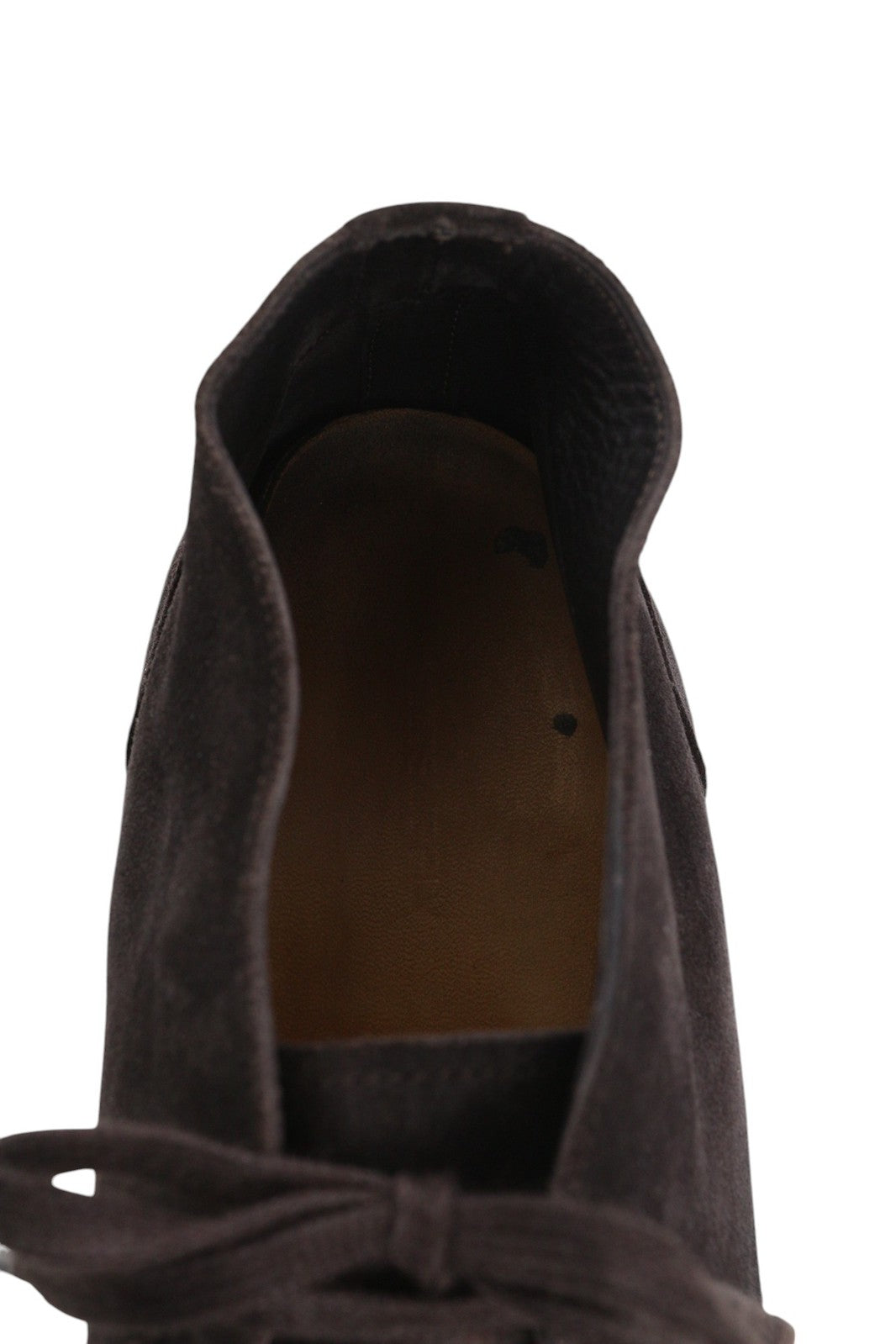 SUITSUPPLY Men Shoes EU43 Dark Brown Leather Suede Casual Laced High Top